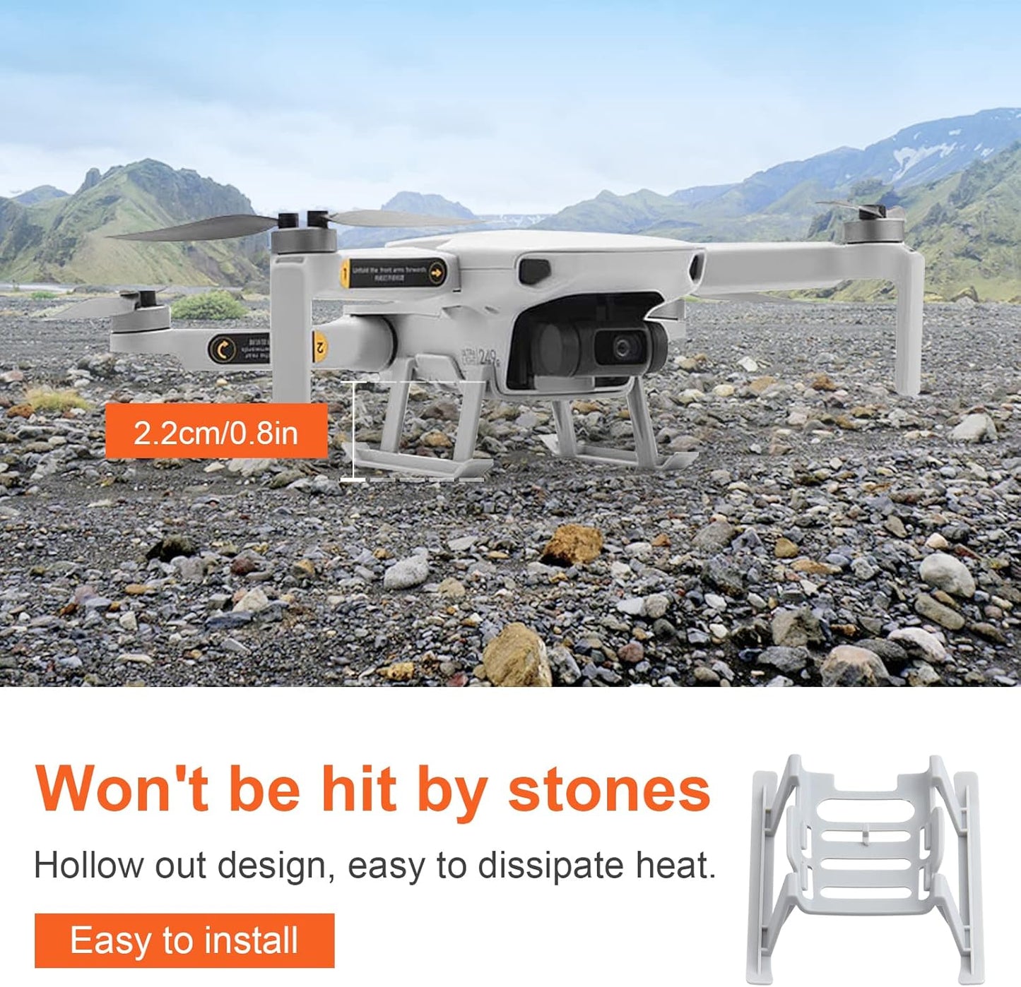 Drohnen Zubehör Set für DJI Mini 4K/2 SE, 24-teilig, Mini 4K/Mini 2 SE/Mini 2/Mini SE