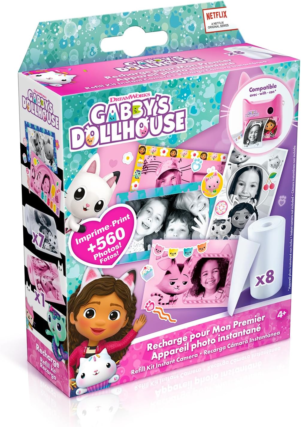 Gabby's Dollhouse instant Camera Refill