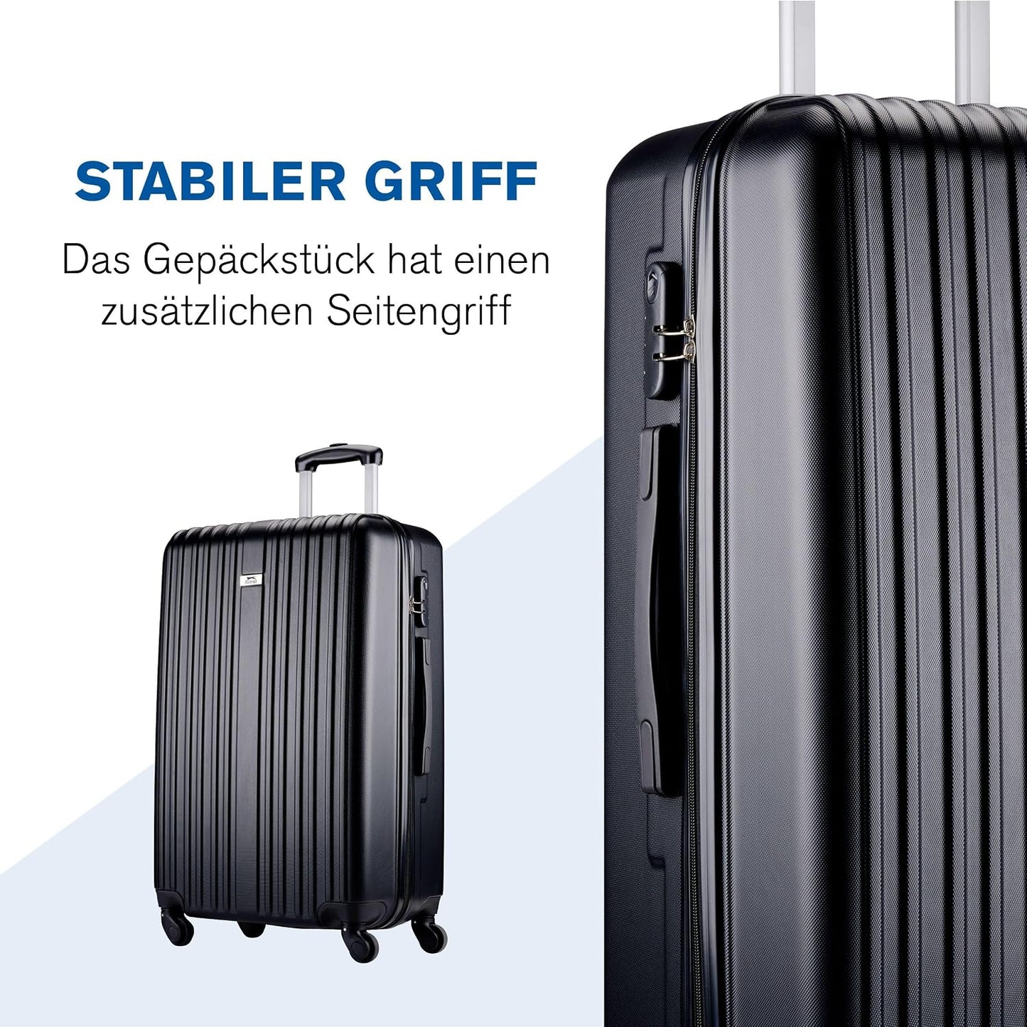 Trolley Set 18/26" 2pcs Black, 2-Teilig Schwarz