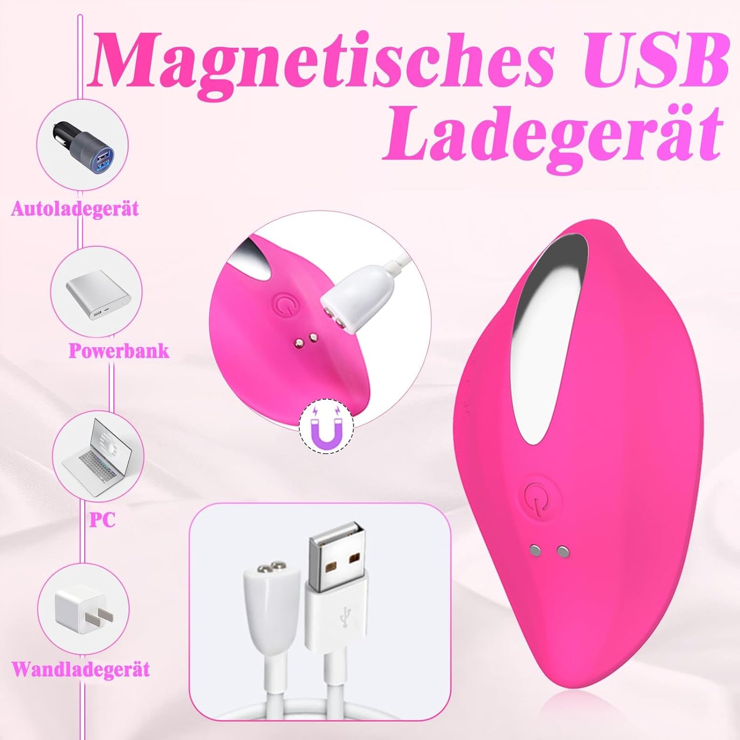 Mini Vibrator mit Fernbedienung, 12 Modi