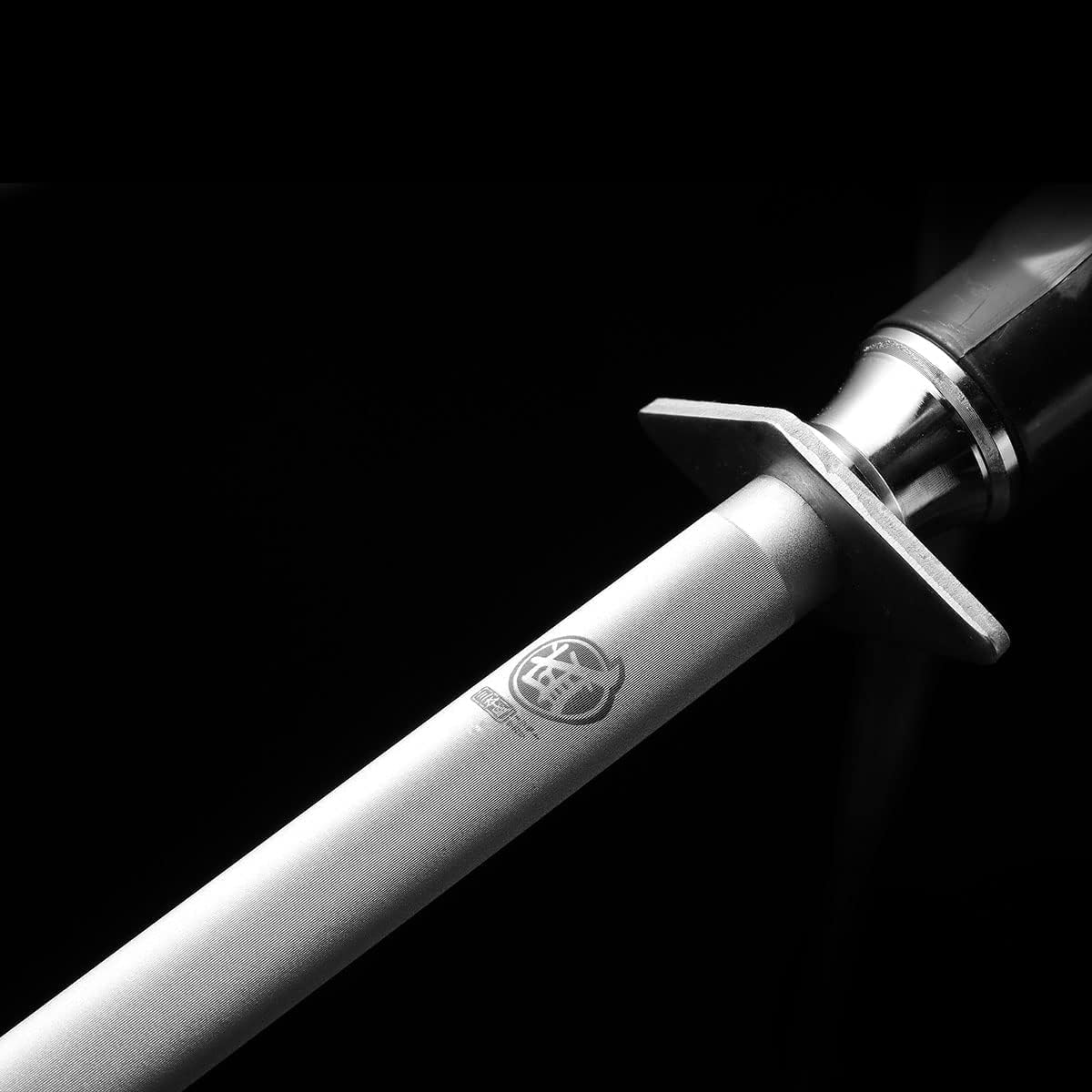 Profi Wetzstein aus Kohlenstoffstahl (44 cm), Flache Formen 44cm