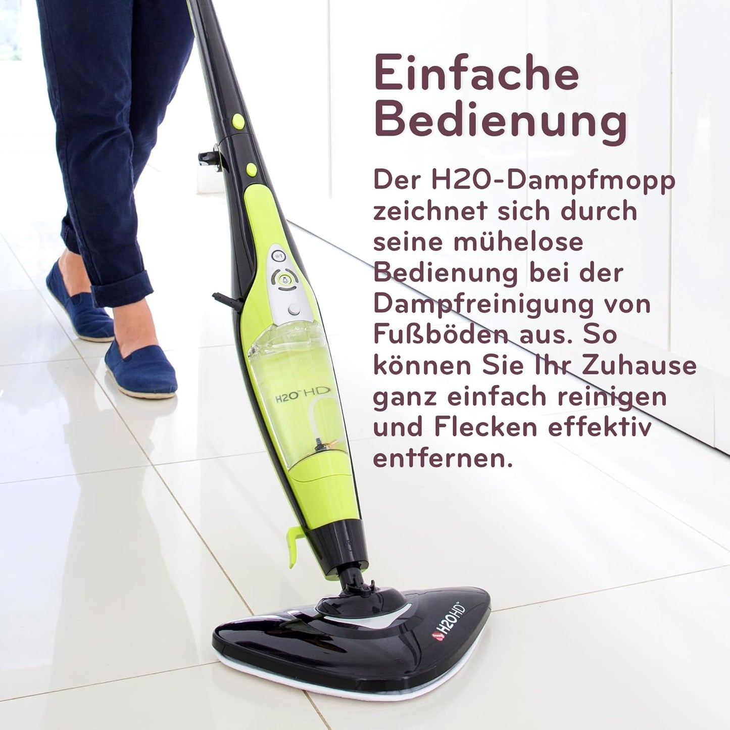 HD Dampfreiniger & Dampfbesen, H2O HD