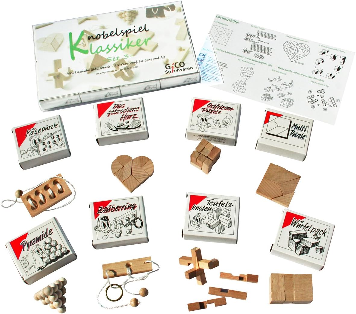 Knobelspiel Klassiker Set, Set 3