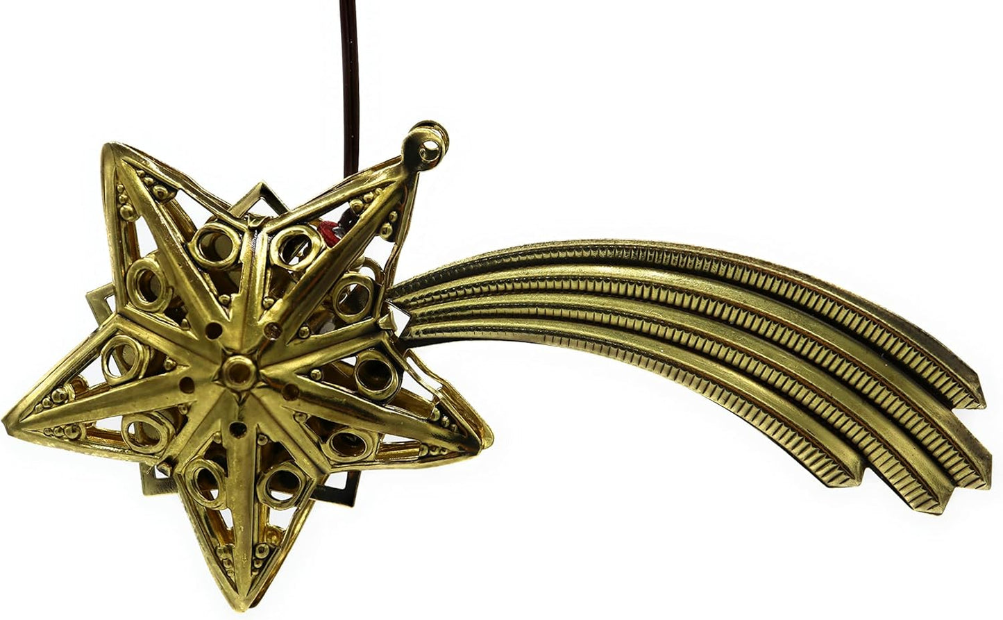 Kometen-Stern für Krippe mit Beleuchtung, 50 mm Dunkles Gold