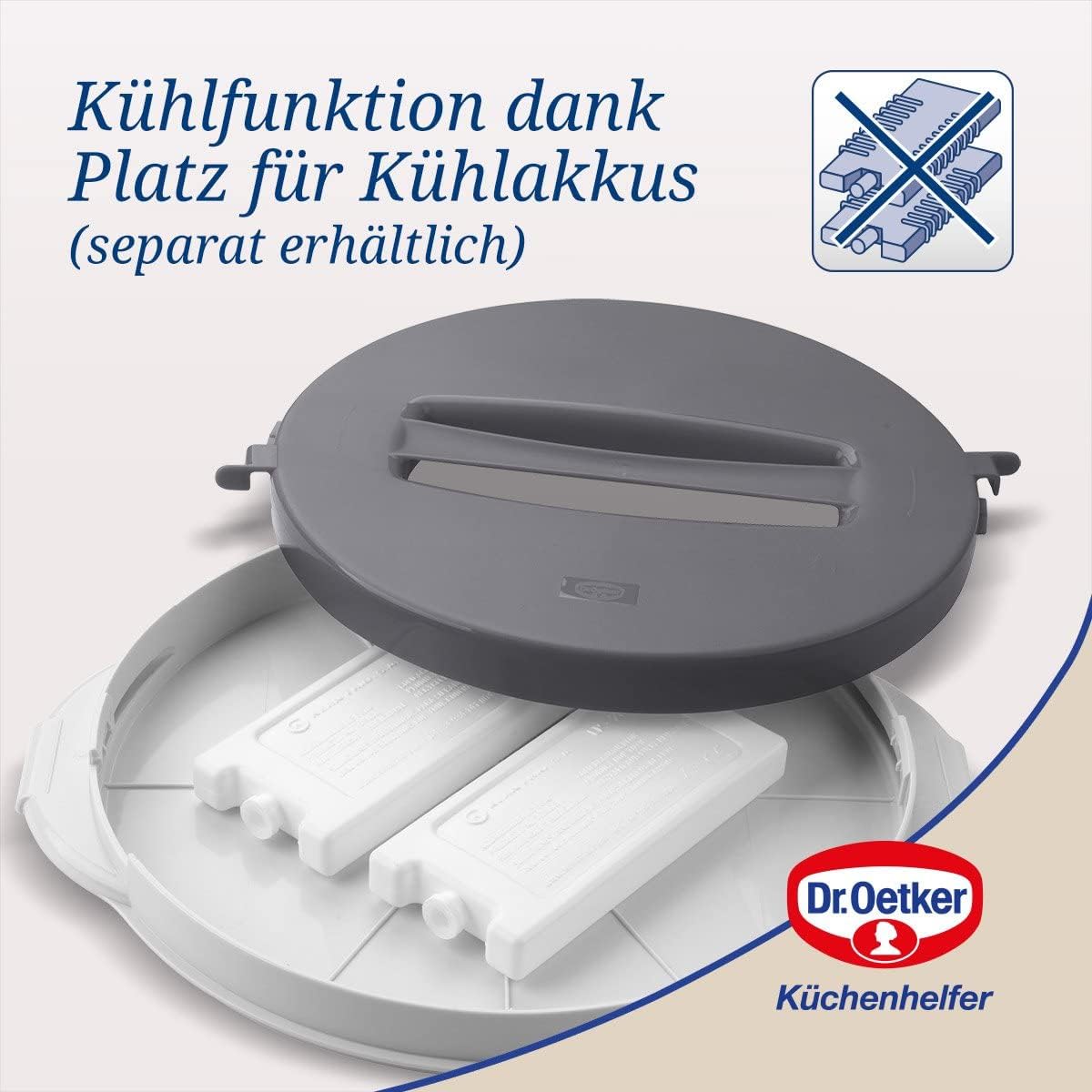 Kuchenbox mit Servierboden und Tragehenkel, Transportbox