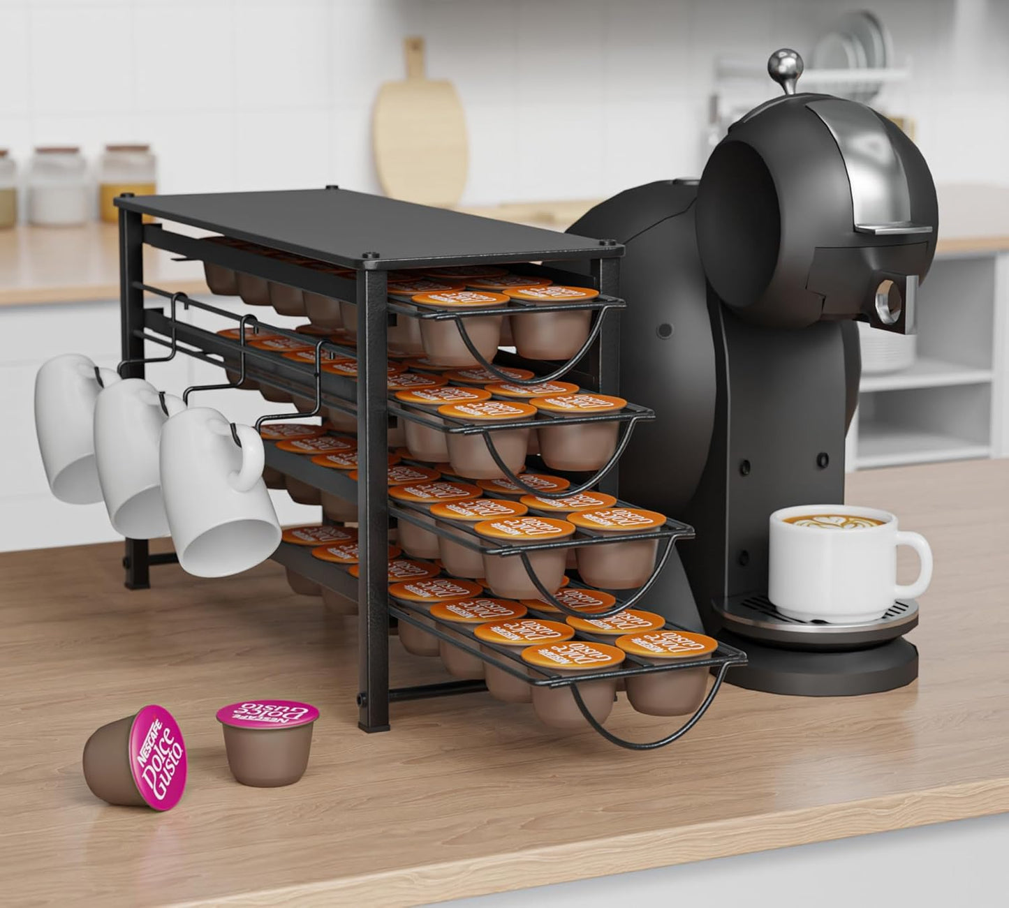 Kapselhalter für Dolce Gusto, 56 Kaffeekapseln