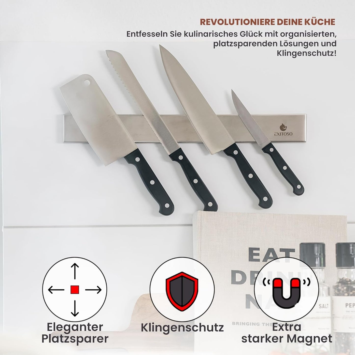 Messerleiste, Messerleiste Silber