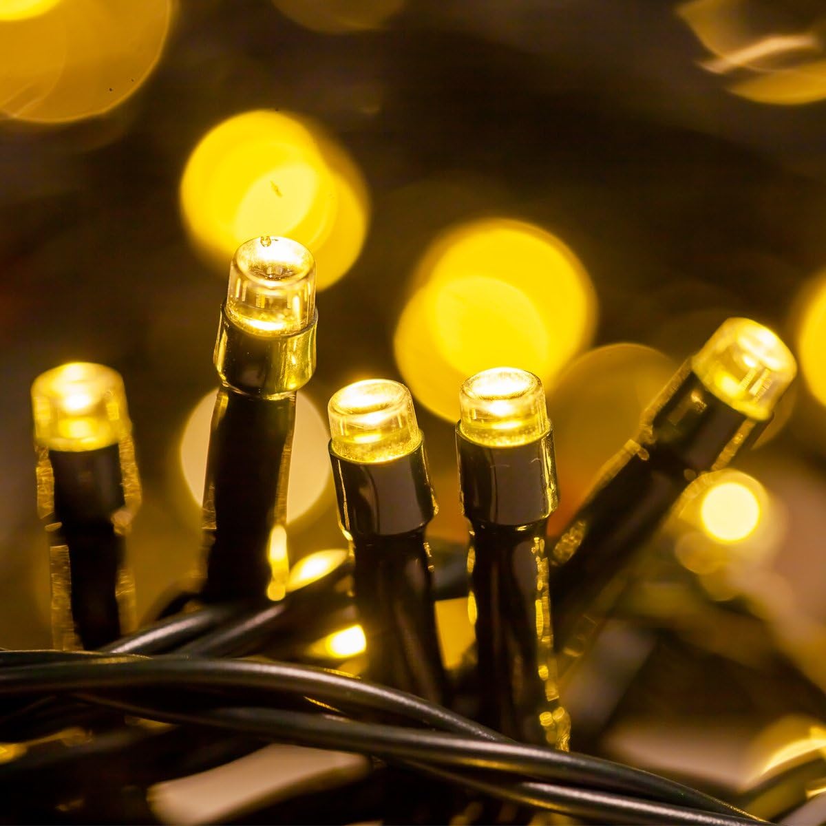 LED-Lichterkette, Warmweiss 200 LEDs