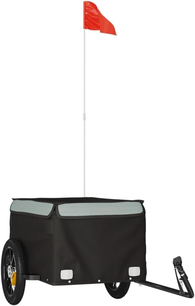 Lastenanhänger Velo, Grau 120 x 54 x 44 cm