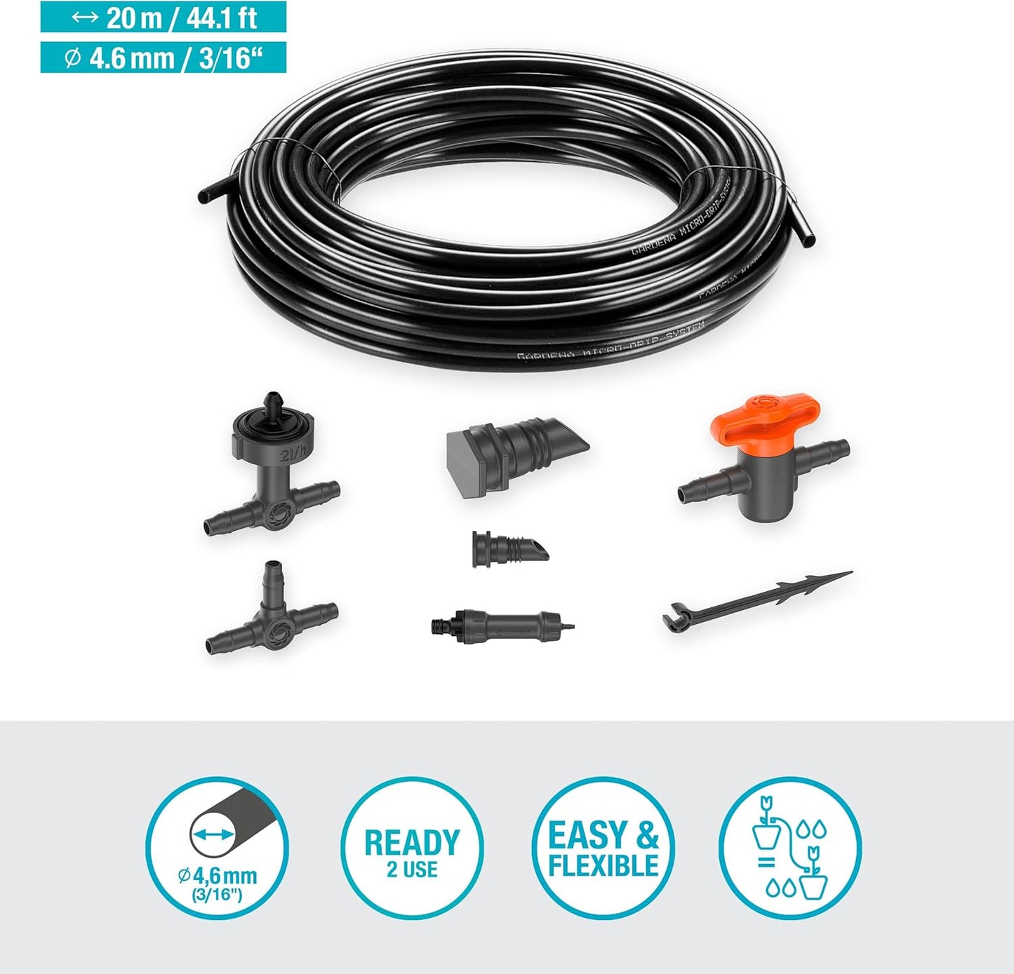 Micro-Drip Balkonbewässerung Set