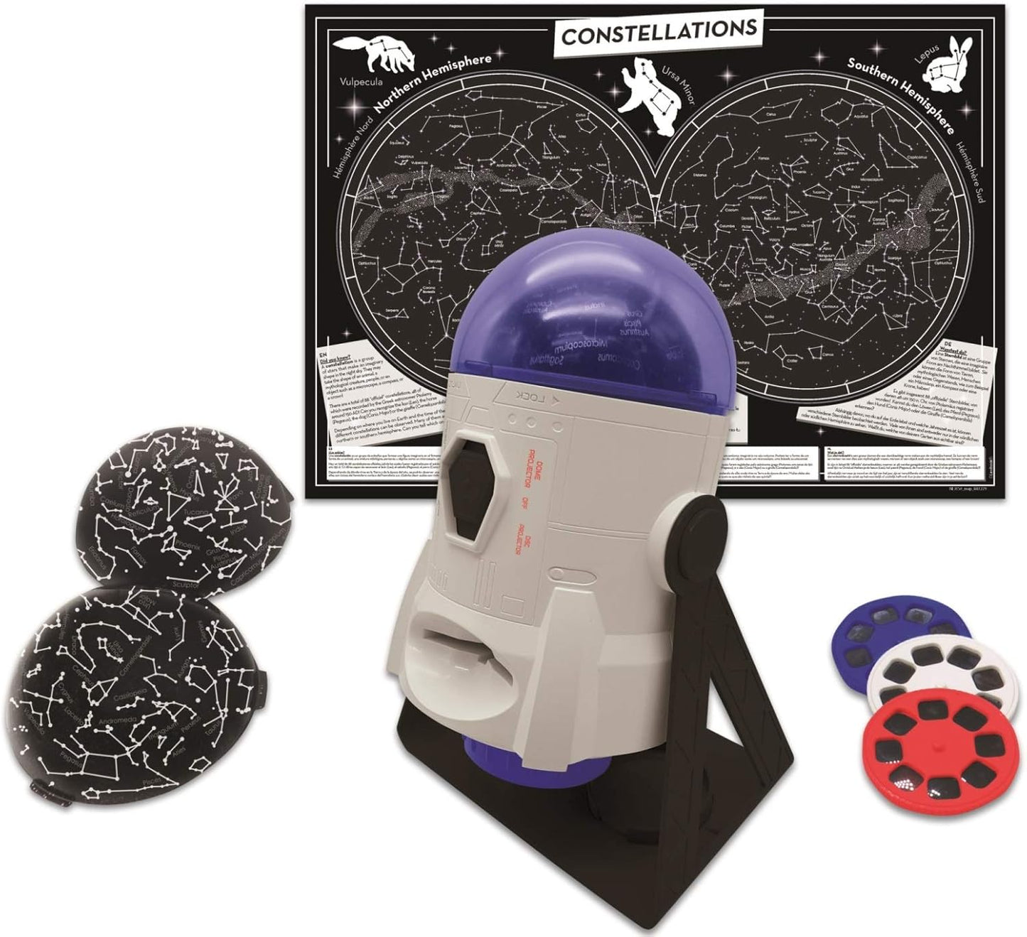 2-in-1 Planetarium Projektor mit Sternbildern, NLJ180