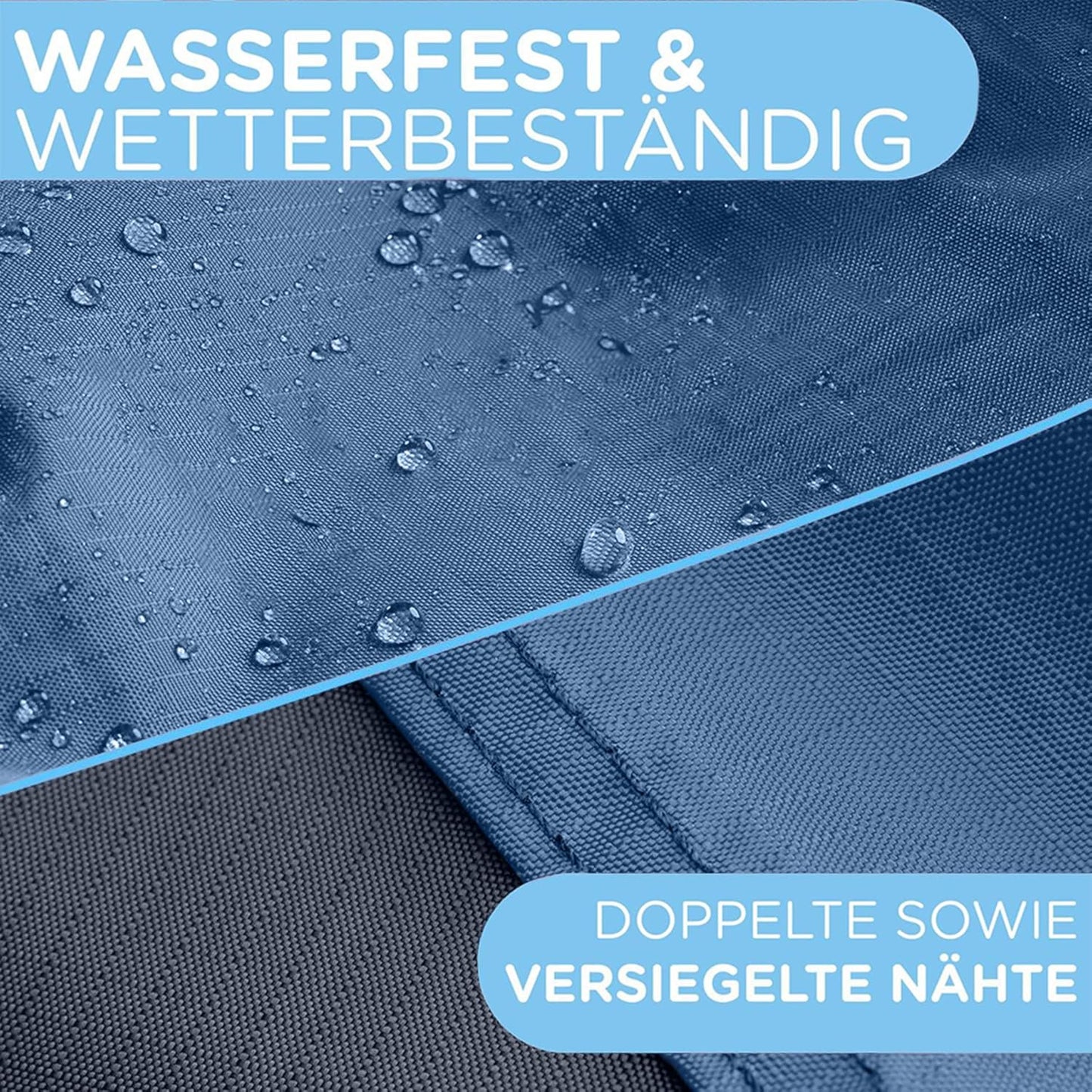 Abdeckung für Veloanhänger, Blau