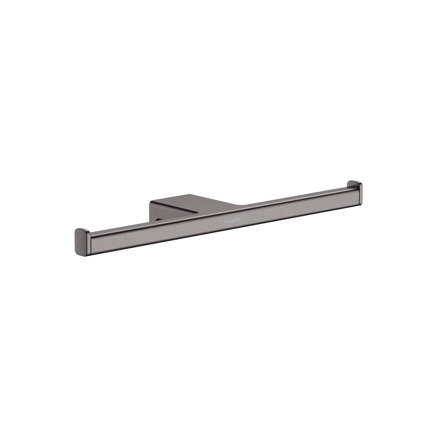 Doppelpapierrollenhalter AddStoris, ohne Deckel brushed black, 2 Rollen ohne Deckel Brushed Black Chrome