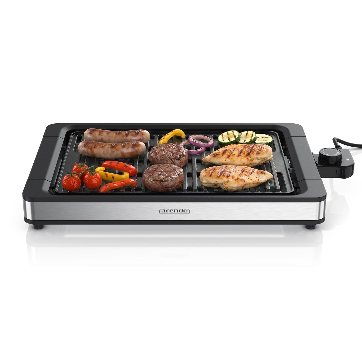 Tischgrill mit Antihaftbeschichtung, A: 1x Grillzone