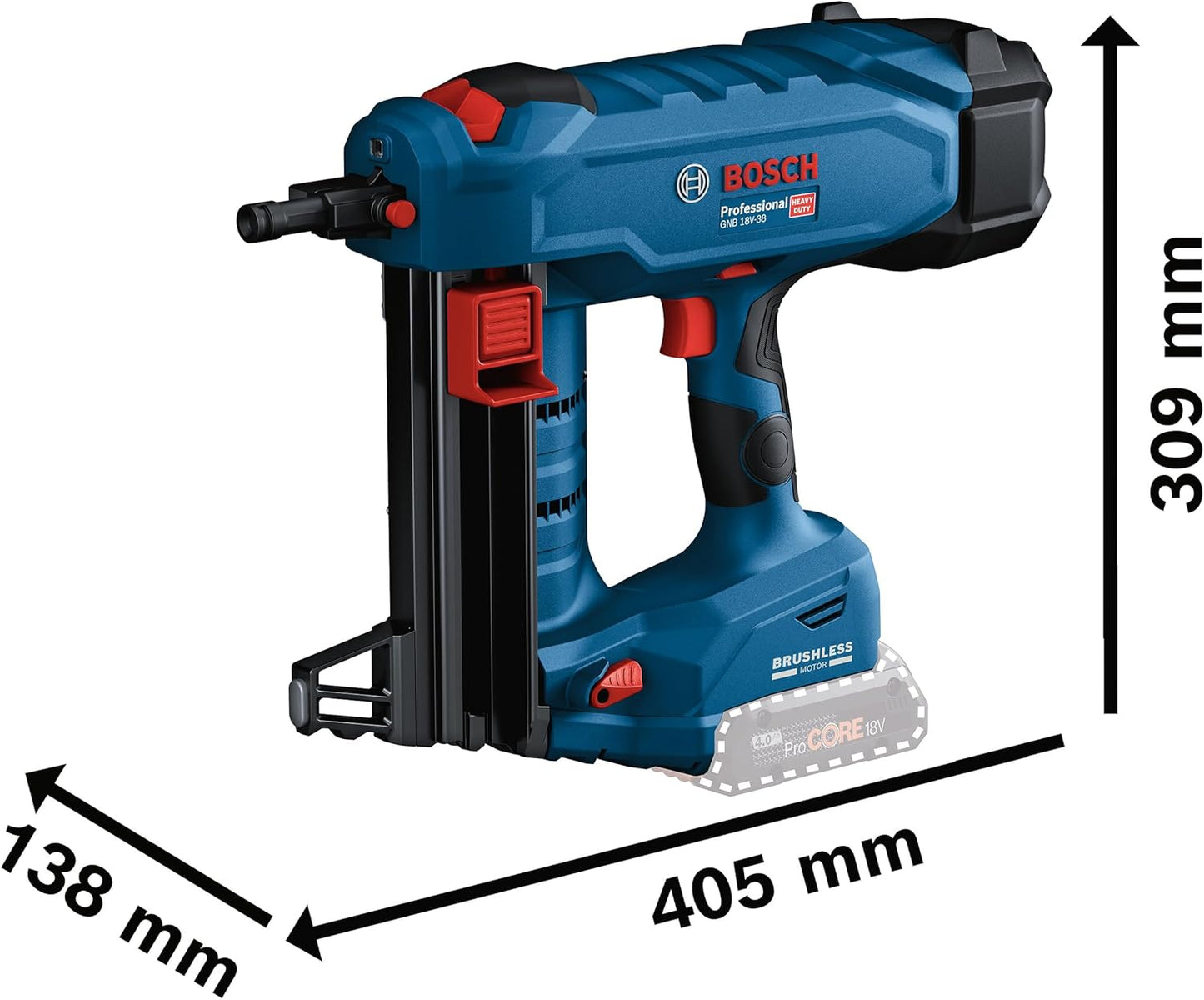 GNB 18V-38 Betonnagler