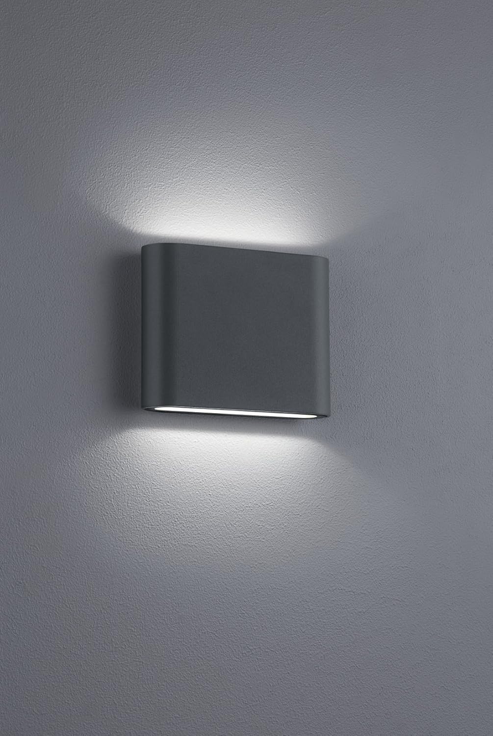 2er-Set LED-Aussenleuchte Thames II, Breite 11,5cm Anthrazit