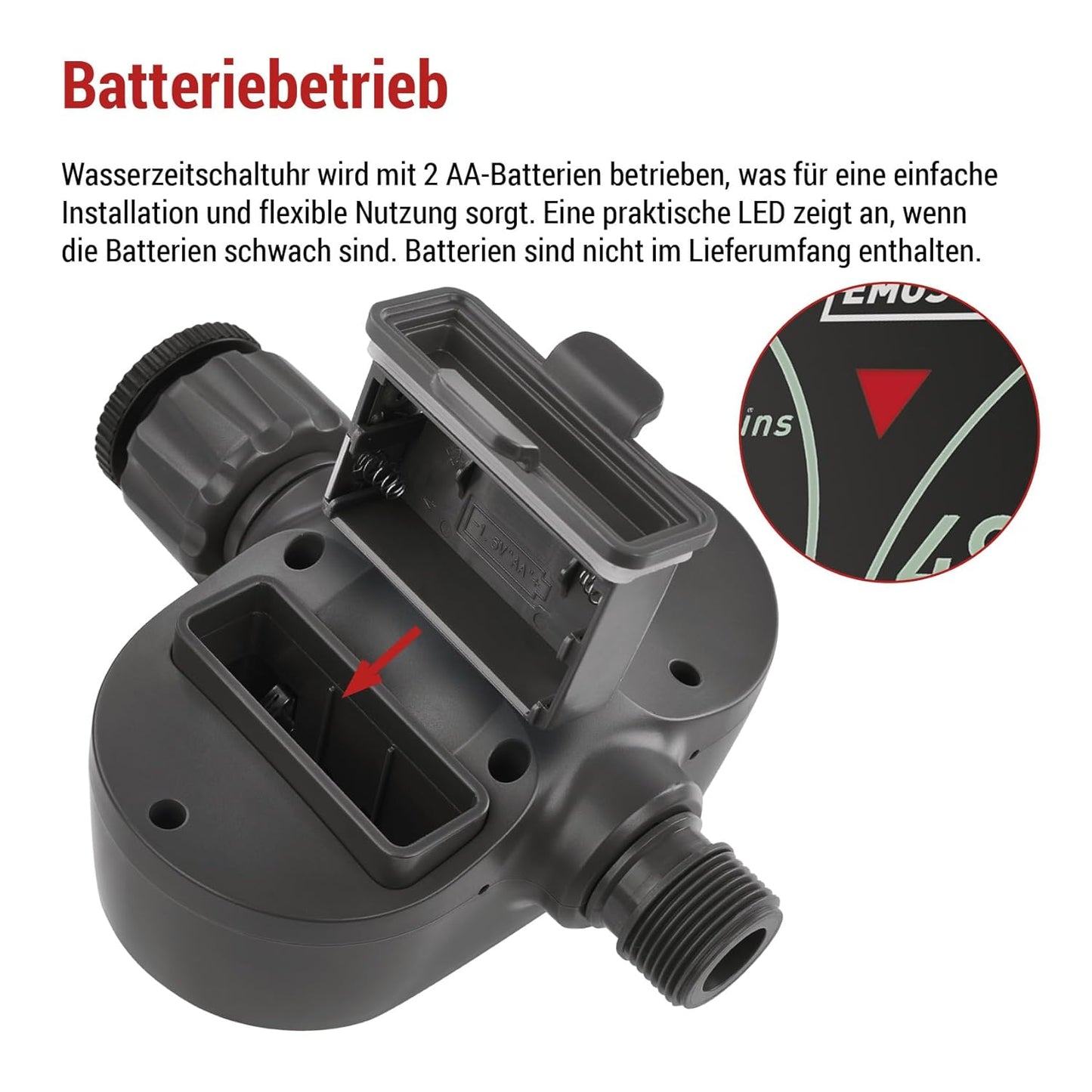 Bewässerungsuhr mit Timer-Funktion