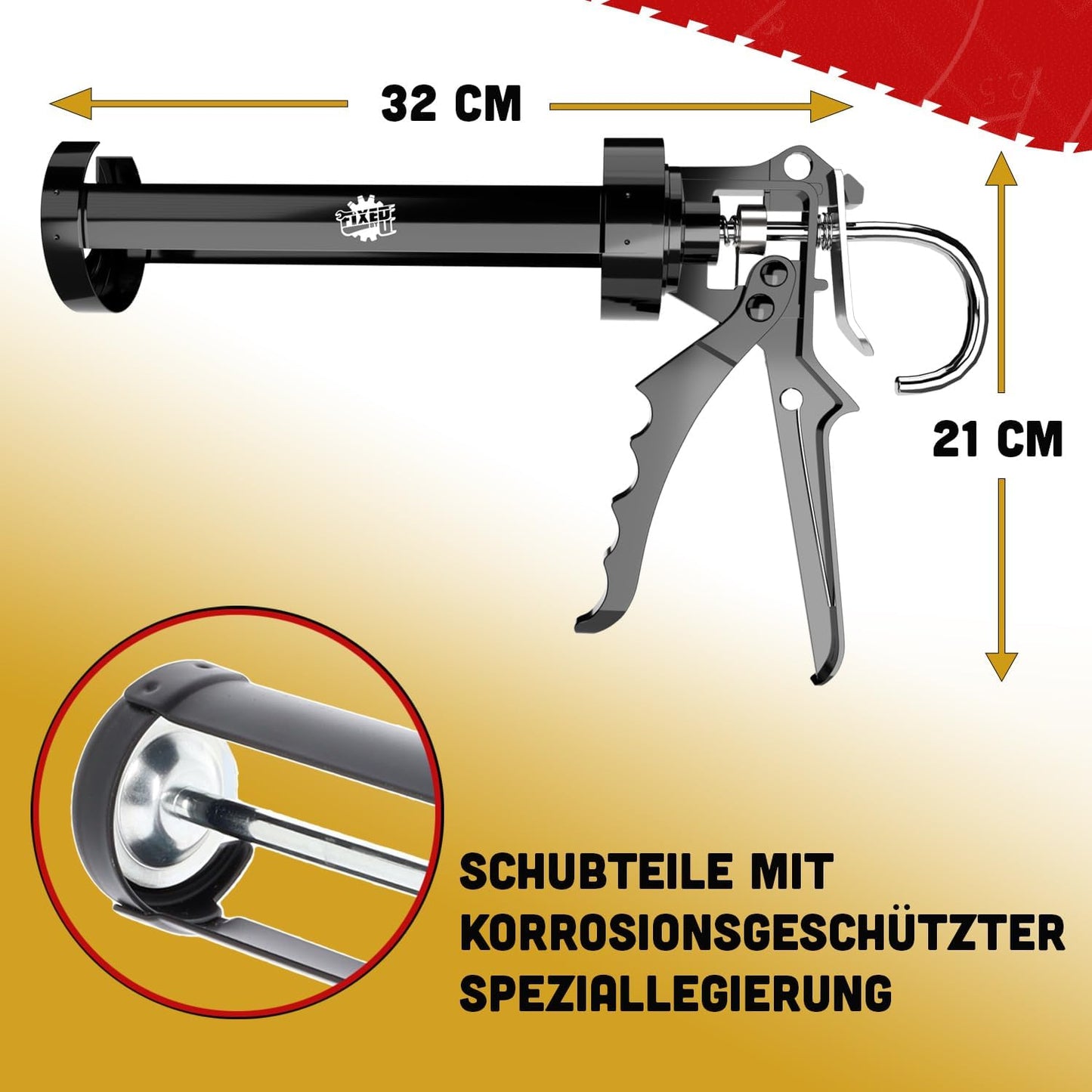 Kartuschenpresse, 310ml Offen