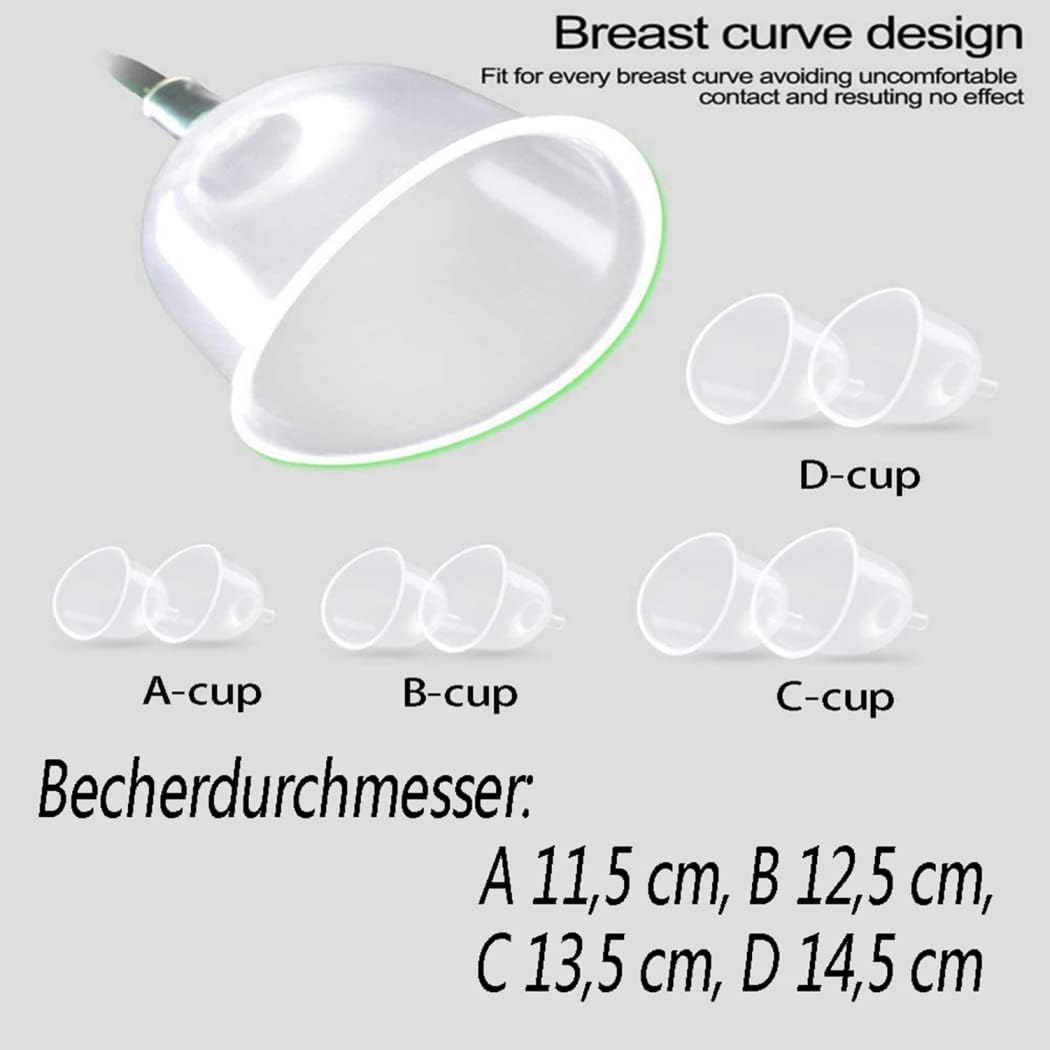 Brustpumpe mit Vakuum-Saugglocke & Handpumpe, A-Cup, A Cup