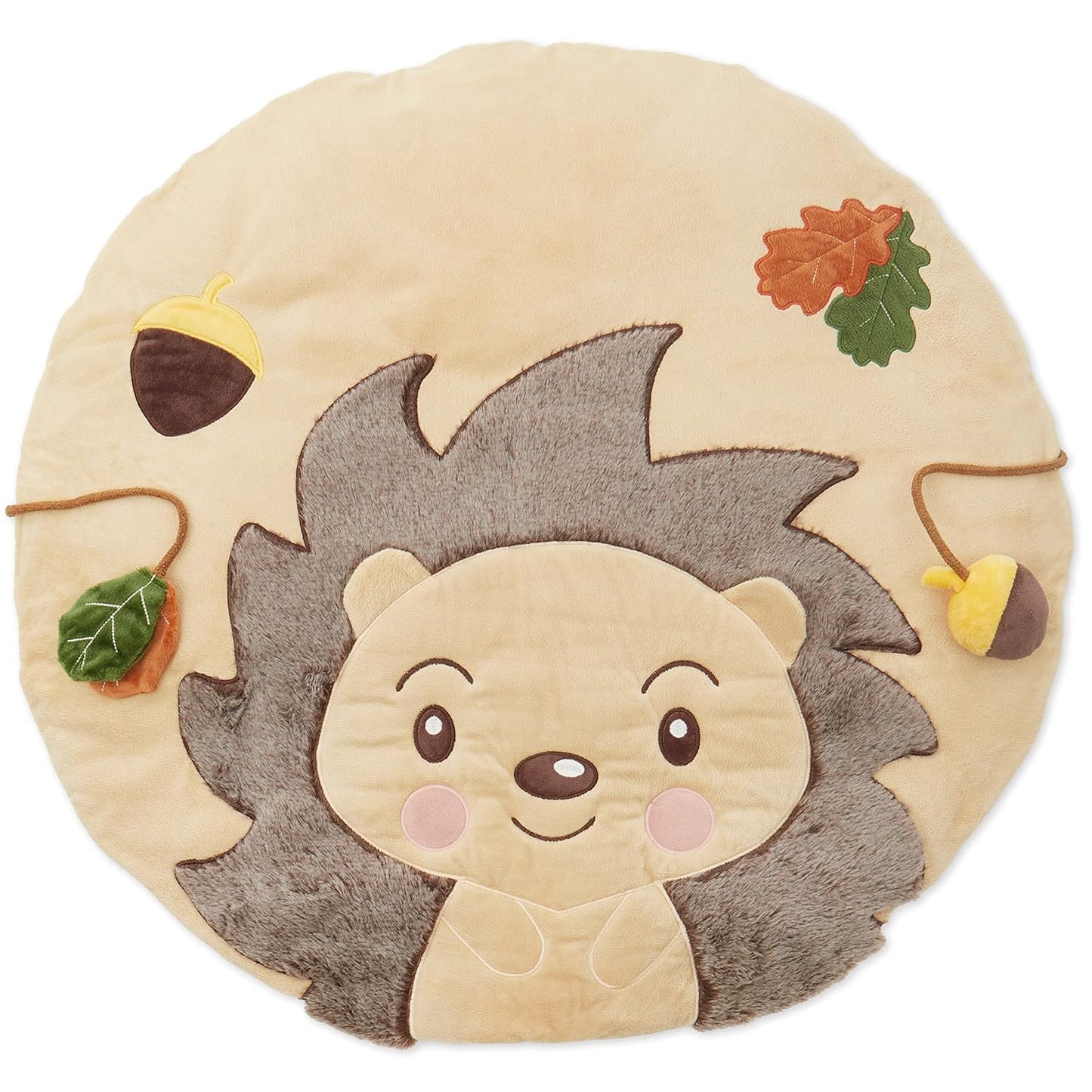 Baby Krabbeldecke mit Igel Motiv (70 cm), Braun