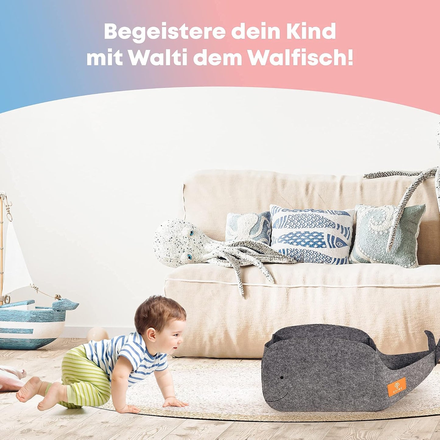 Faltbare Spielzeugkiste für Kallax Regale, Einzelbox