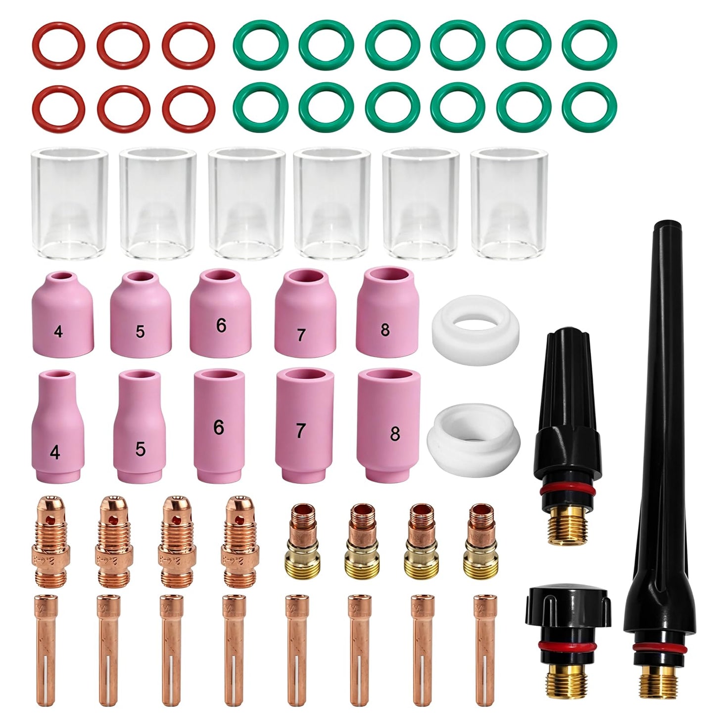 55-teiliges WIG Schweisszubehör-Set