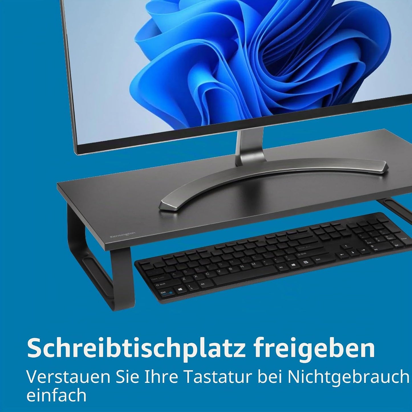SmartFit Extra Wide Monitorständer bis 32 Zoll, Schwarz Bis 32 Zoll Monitor Extra breit