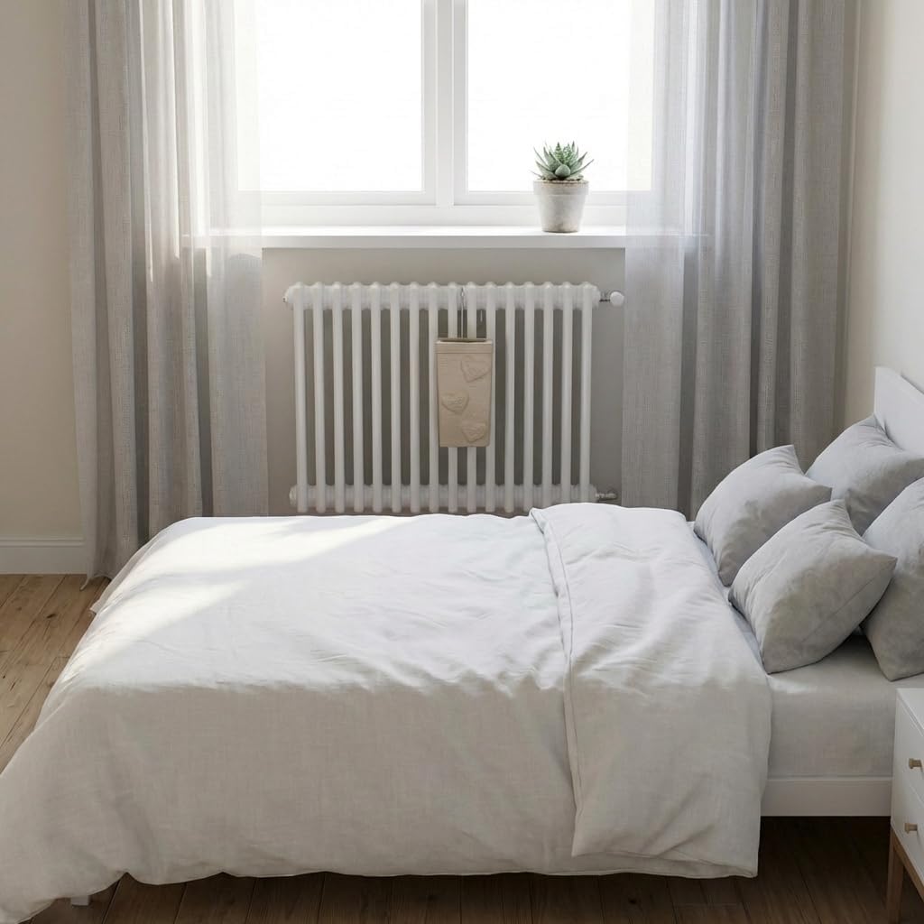 3er-Set Luftbefeuchter für Heizkörper, Beige