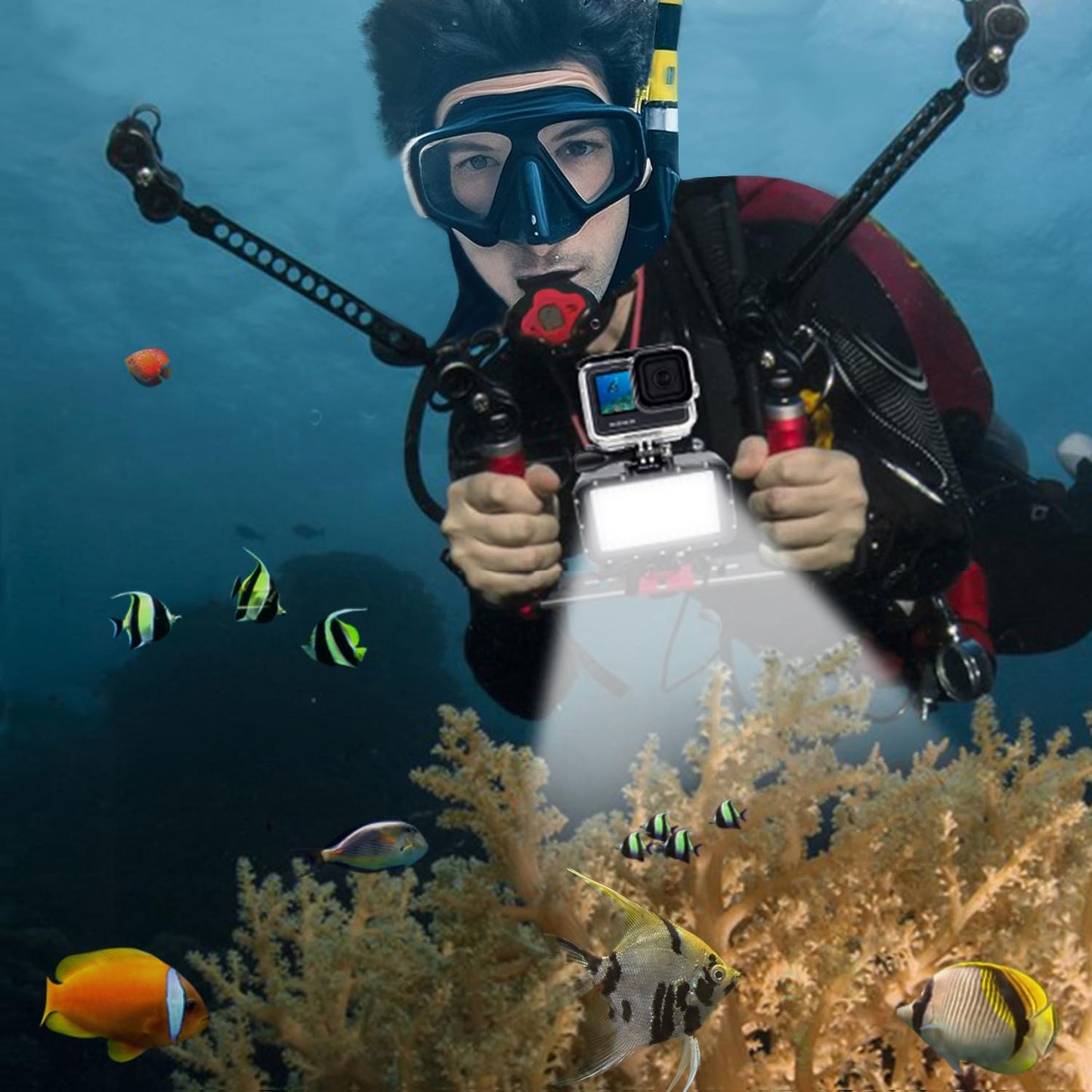 Wasserdichtes Tauchlicht für Kameras