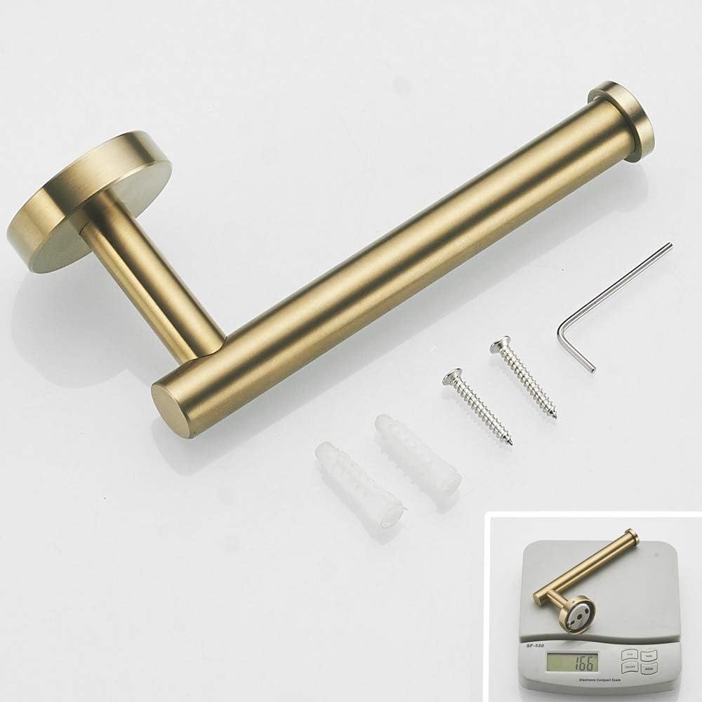 3-teiliges Badezimmerzubehör-Set, Gold Gebürstet