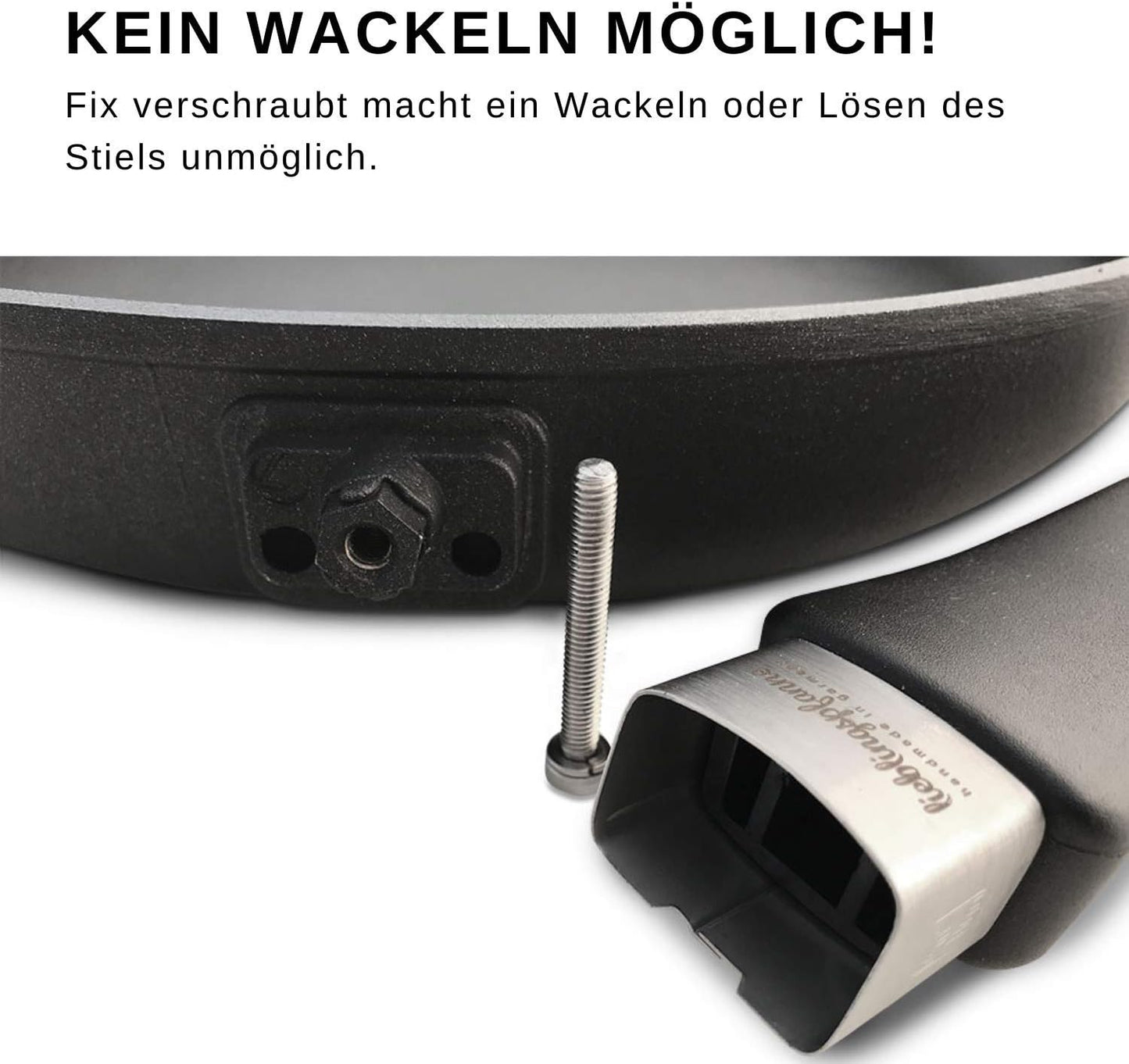 Bratpfanne mit hohem Rand und Antihaft 4D, Ø 24 cm | 7 cm
