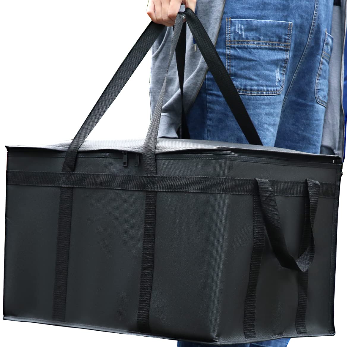 Kühltasche, 57 cm x35.5cm x 38 cm, Schwarz, 1