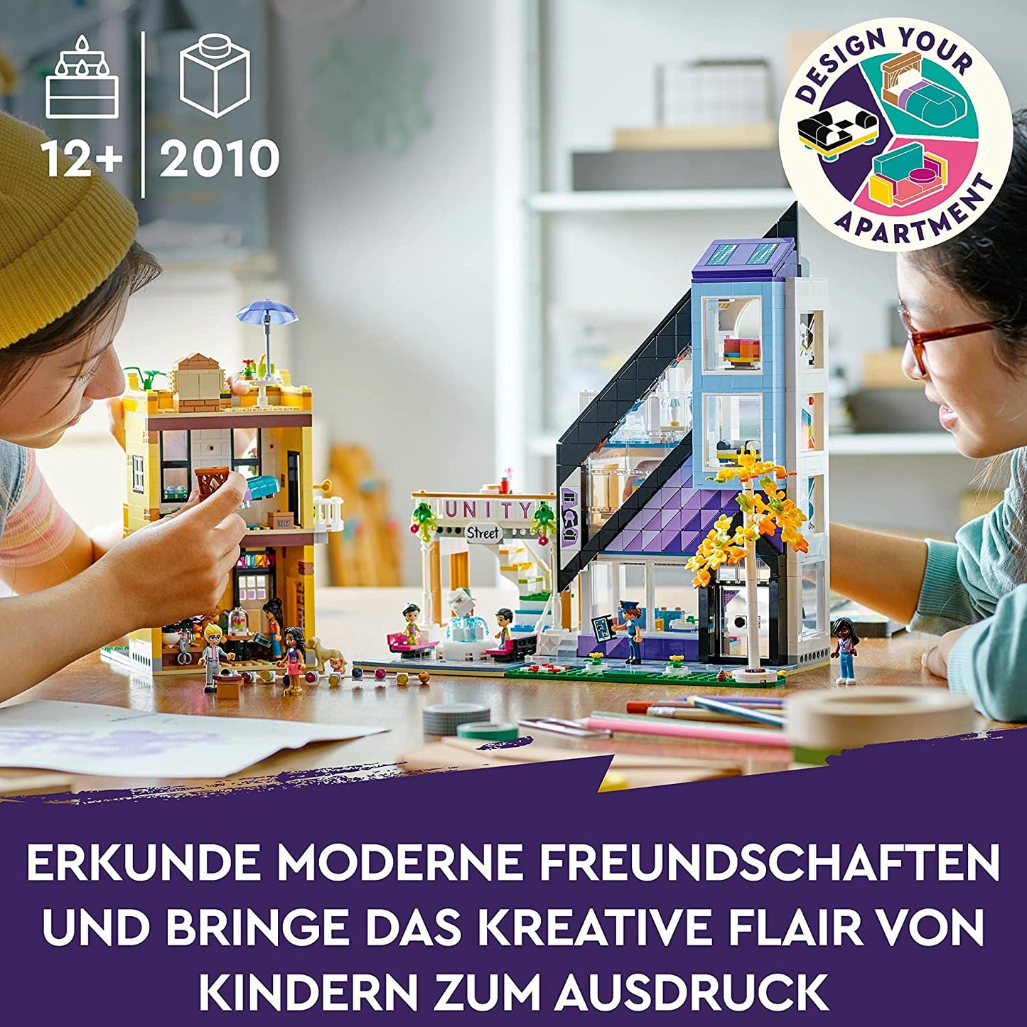41732 Friends Stadtzentrum, Konstruktionsspielzeug, Single