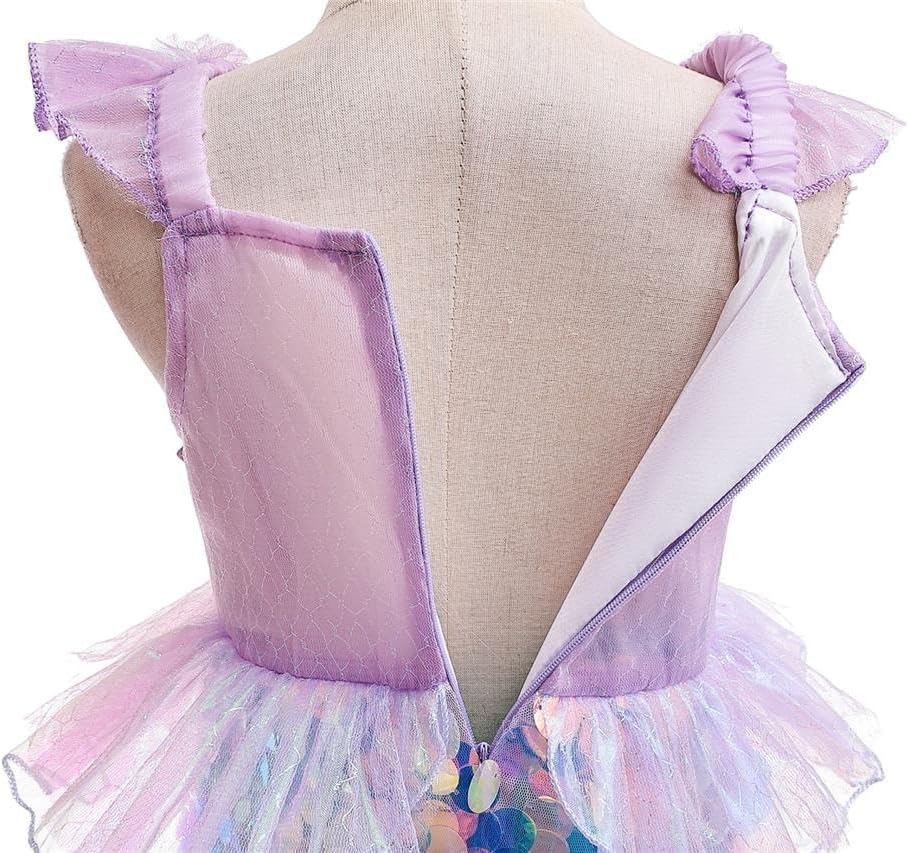 Meerjungfrau-Kostüm, Kleid mit Accessoires 4-5 Jahre