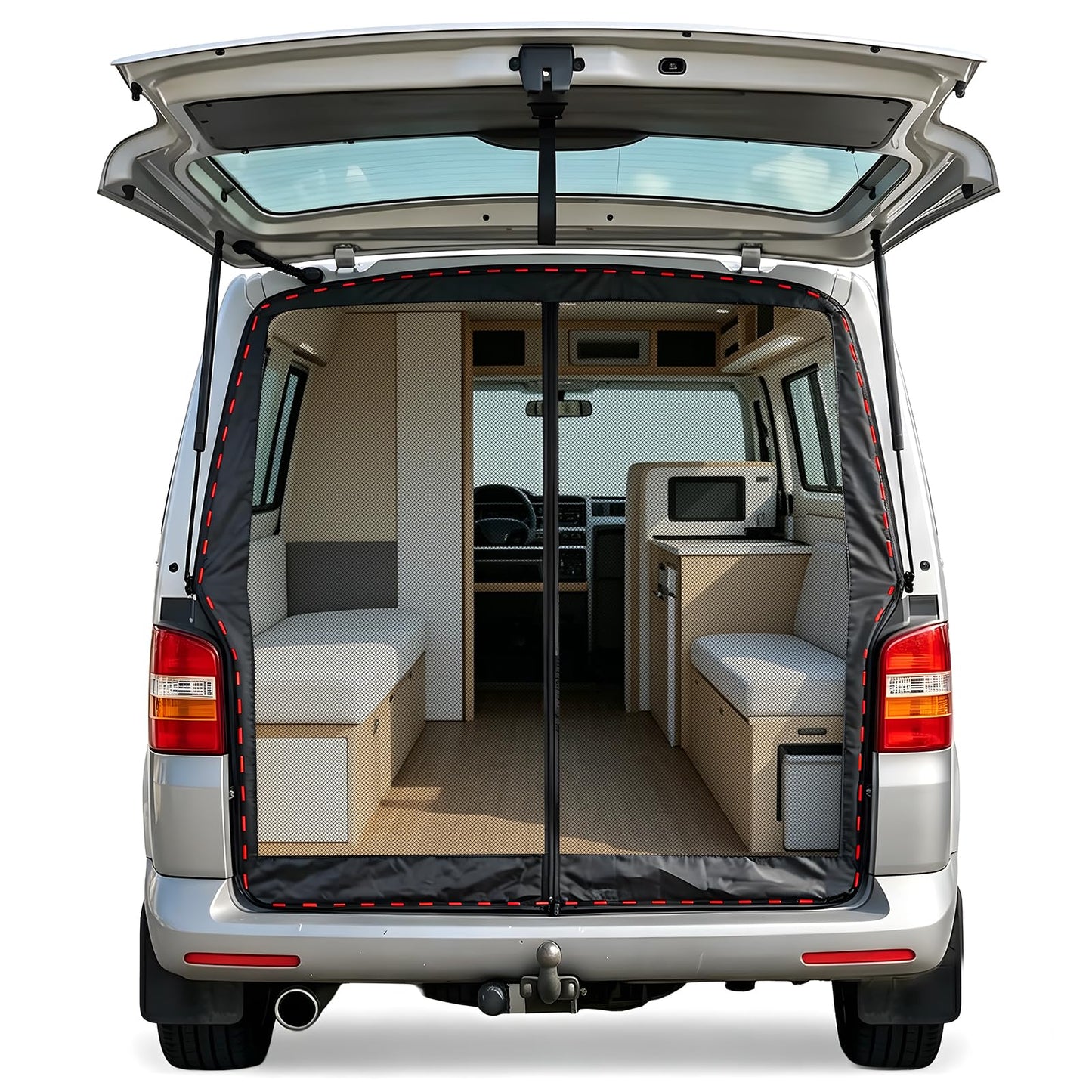 Magnetisches Moskitonetz Hintertür für VW T5 T6, Hintertür