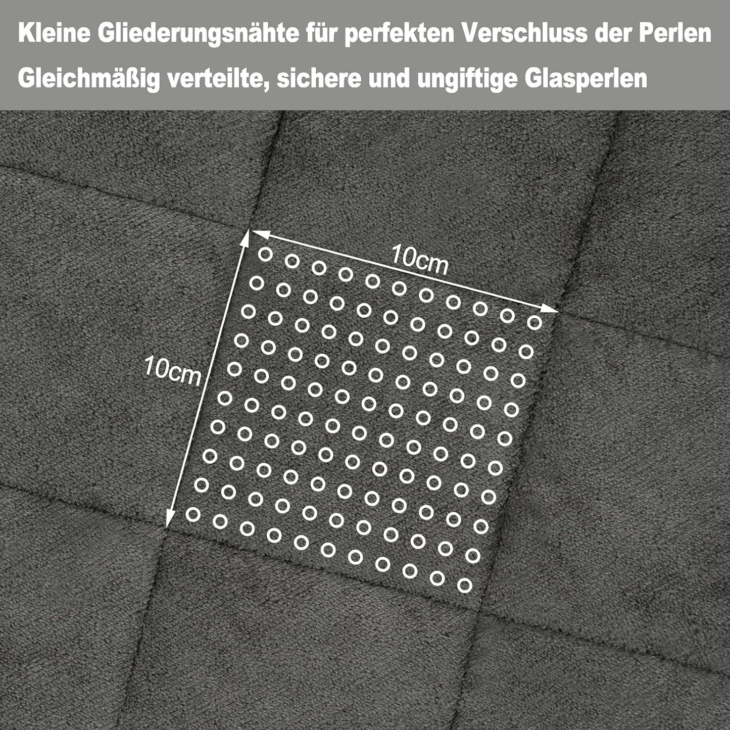 Therapiedecke, 7 kg, 135x200 cm 7kg Grau