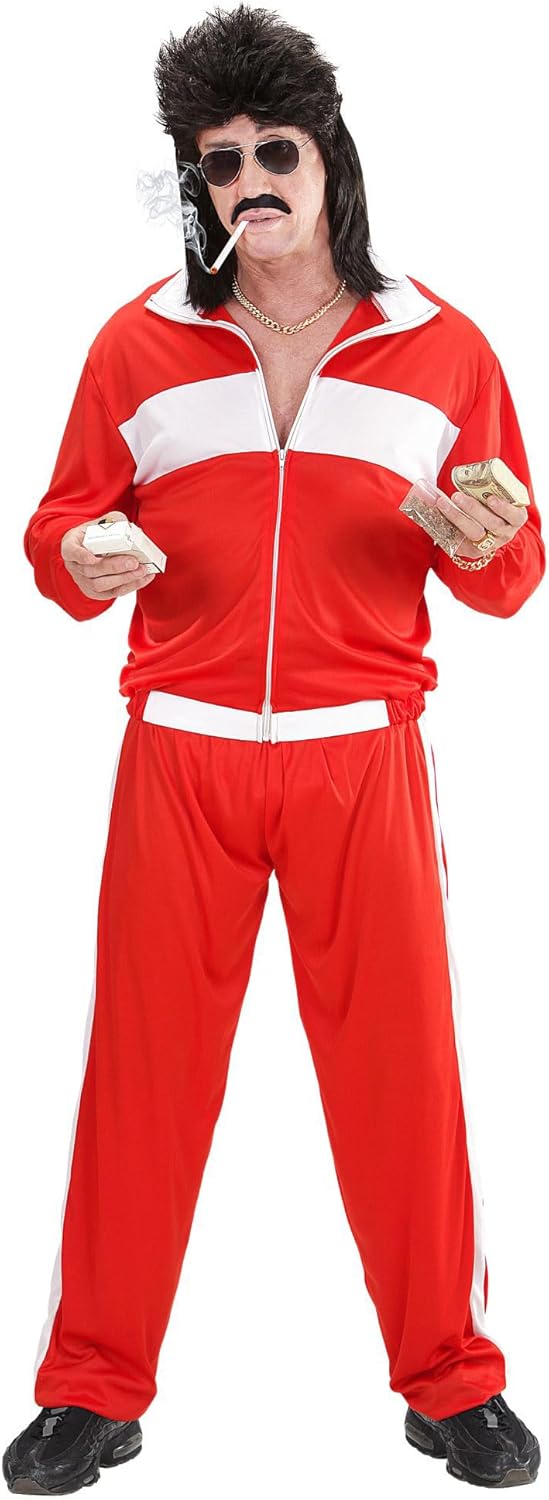 80er Jahre Jogginganzug Kostüm, XXL