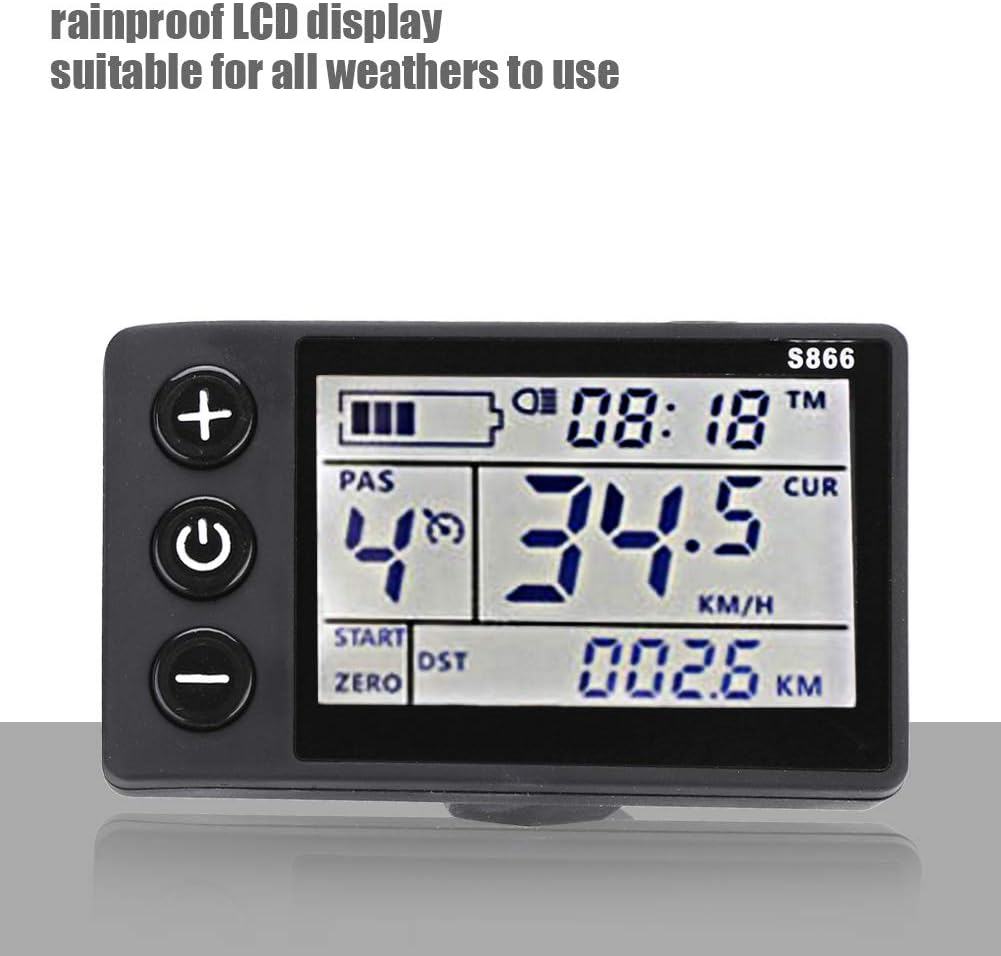 E-Bike-Controller mit LCD-Display, 36 V/48 V, 350 W