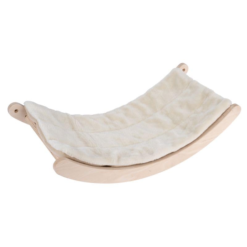 Hängematte für Wandmontage, Creme