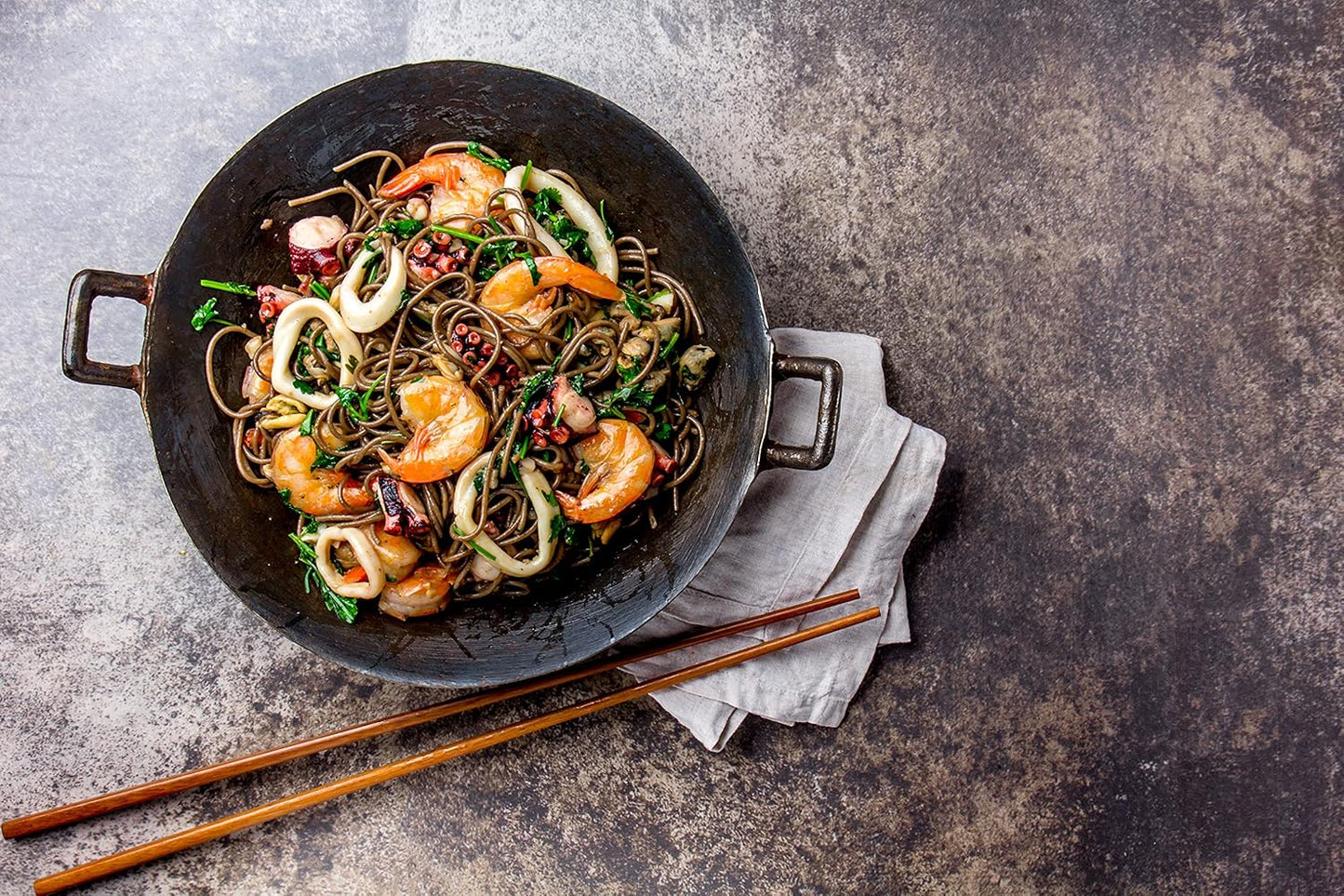 Wok für Grill & Induktionsherd