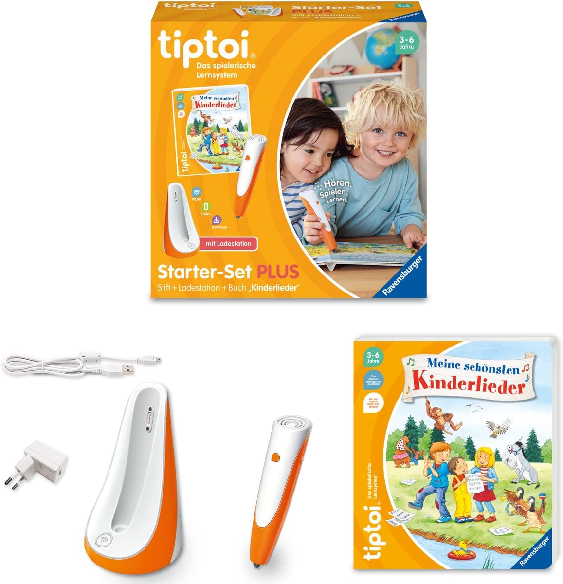 Tiptoi Starter-Set + Buch Meine schönsten Kinderlieder, Single