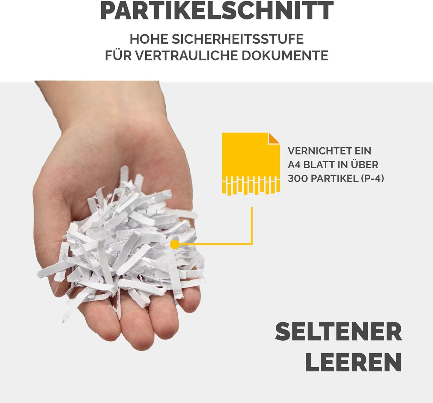 Aktenvernichter LX85, LX85 – 12 Blatt – Cross Cut – 19 Liter Papierkorb