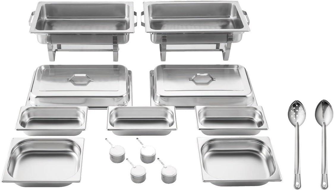14-teiliges Chafing Speisewärmer Set