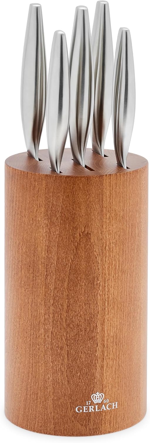 6-teiliges Messerset mit Messerblock