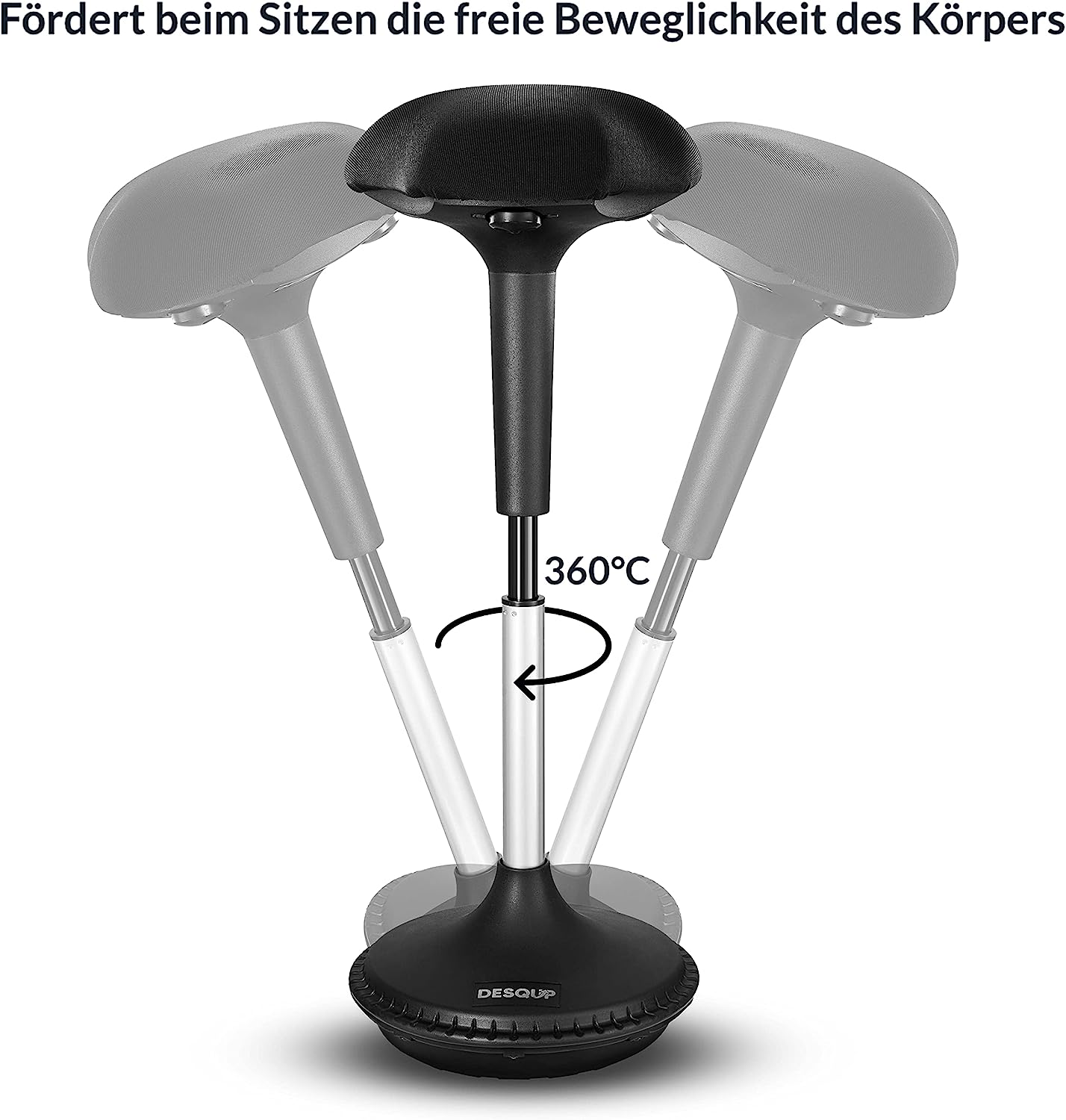 Ergonomischer Sitz- & Stehhocker