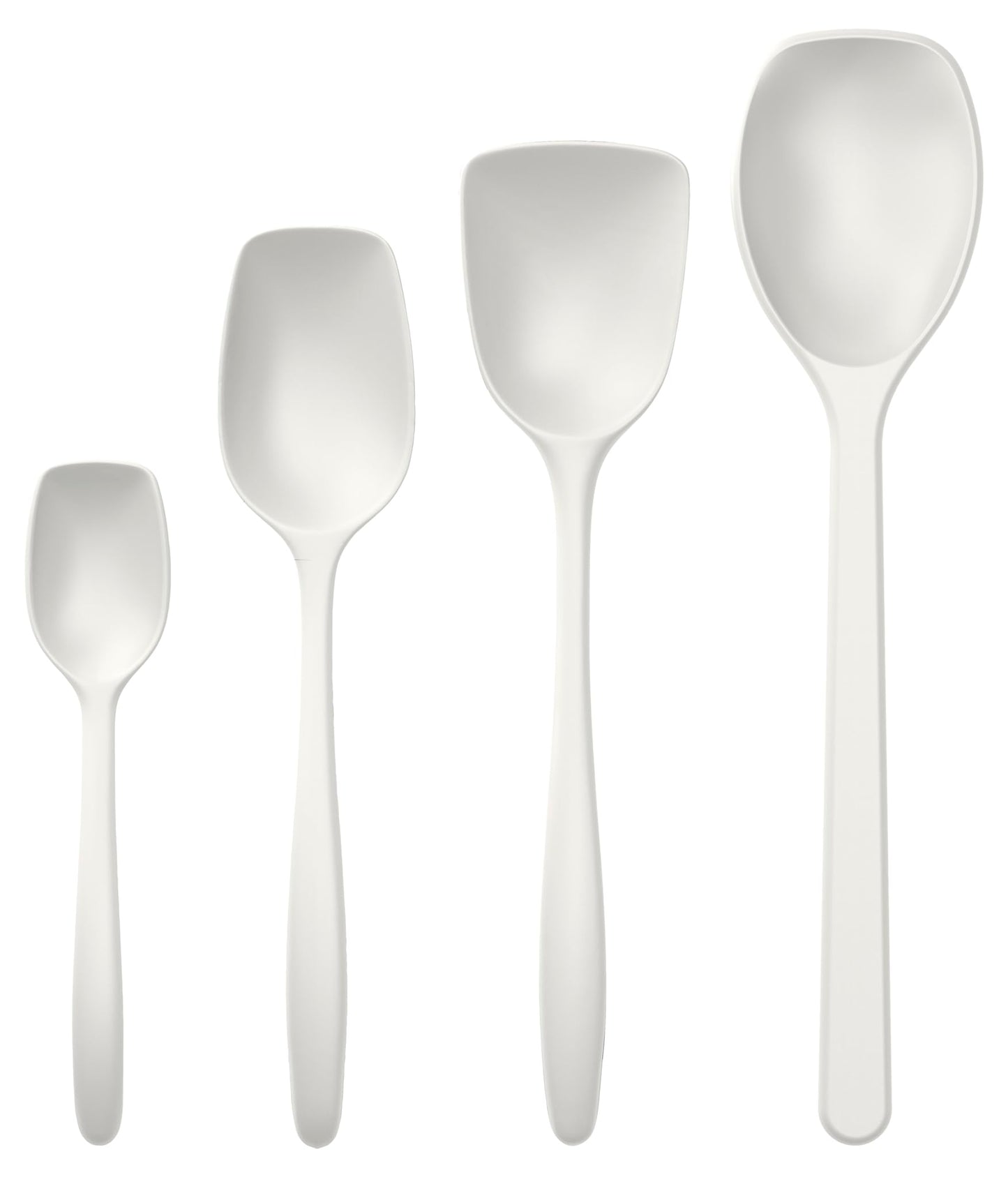Classic 4-teiliges Kochlöffel-Set , hitzebeständig, Weiss One Size