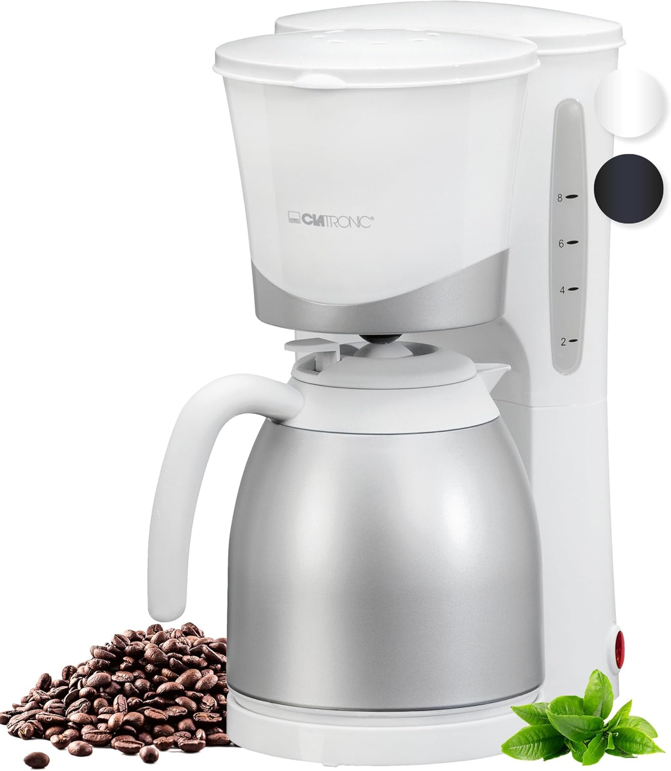 KA 3327 Filterkaffeemaschine mit Thermoskanne, Weiss