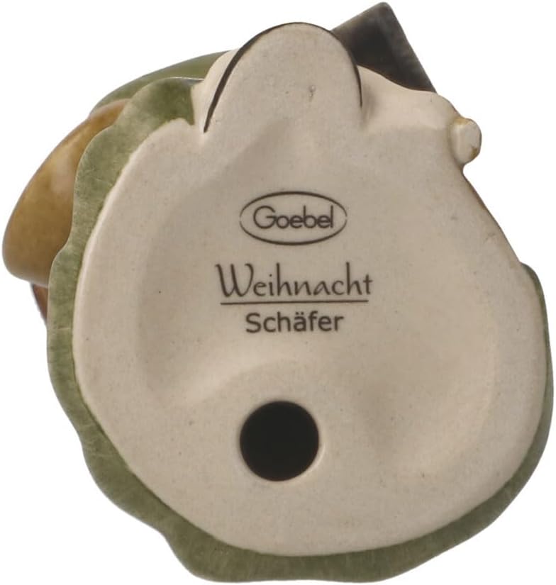 Krippenfigur Hirte, 11,5cm, Mehrfarbig