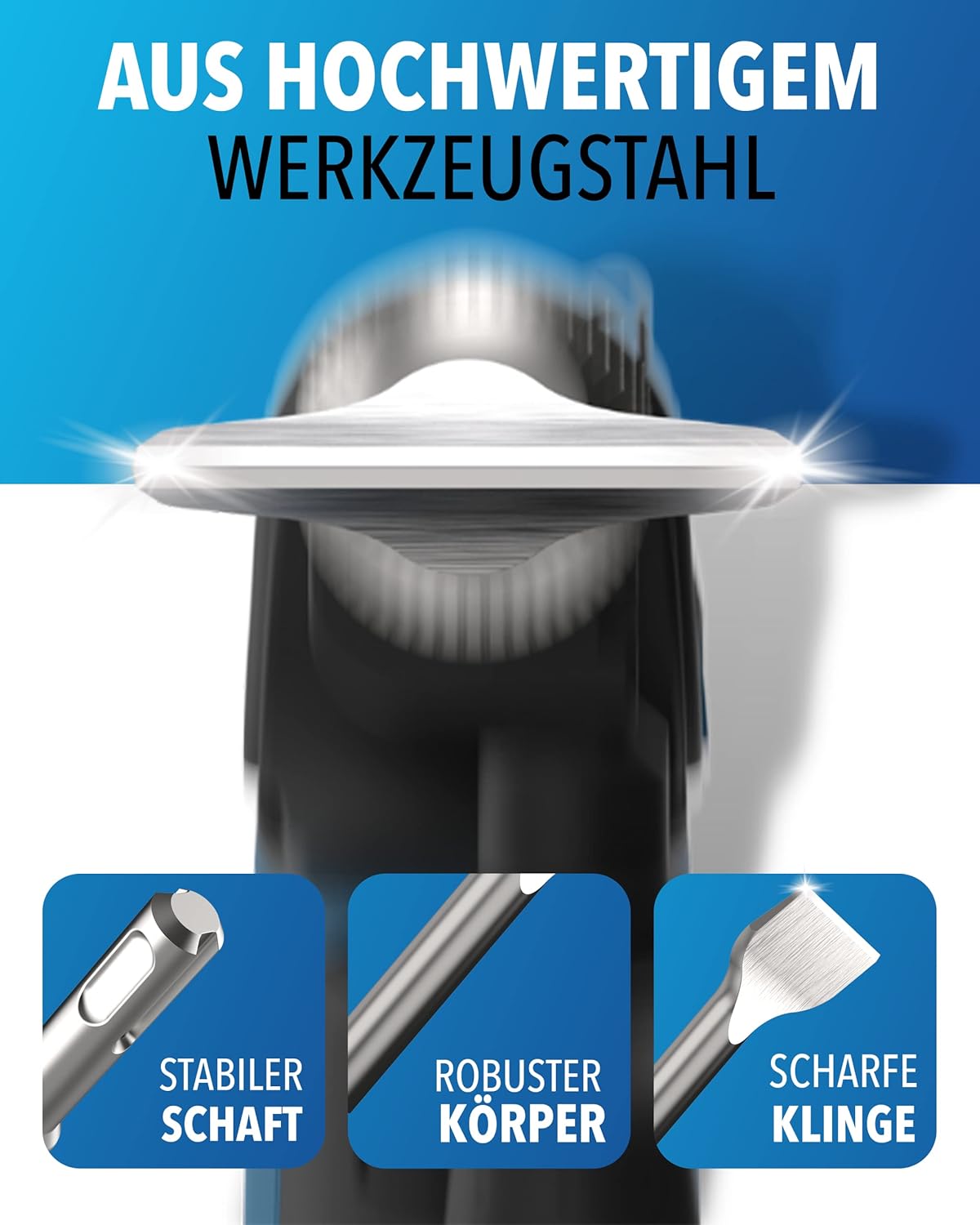 4-teiliges Meissel Set
