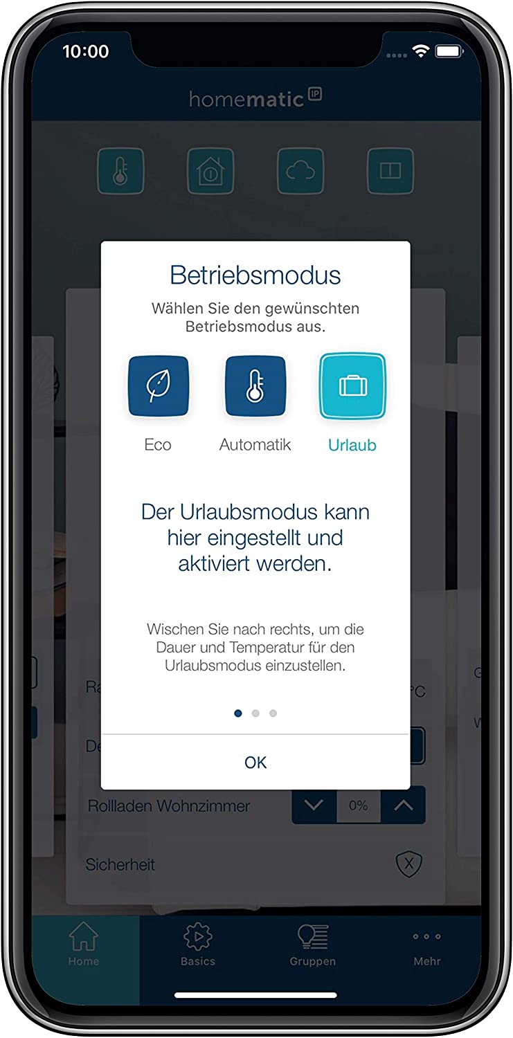 Smart Home Wandthermostat mit Schaltausgang (HmIP-BWTH), Standard für 230V Stellantriebe